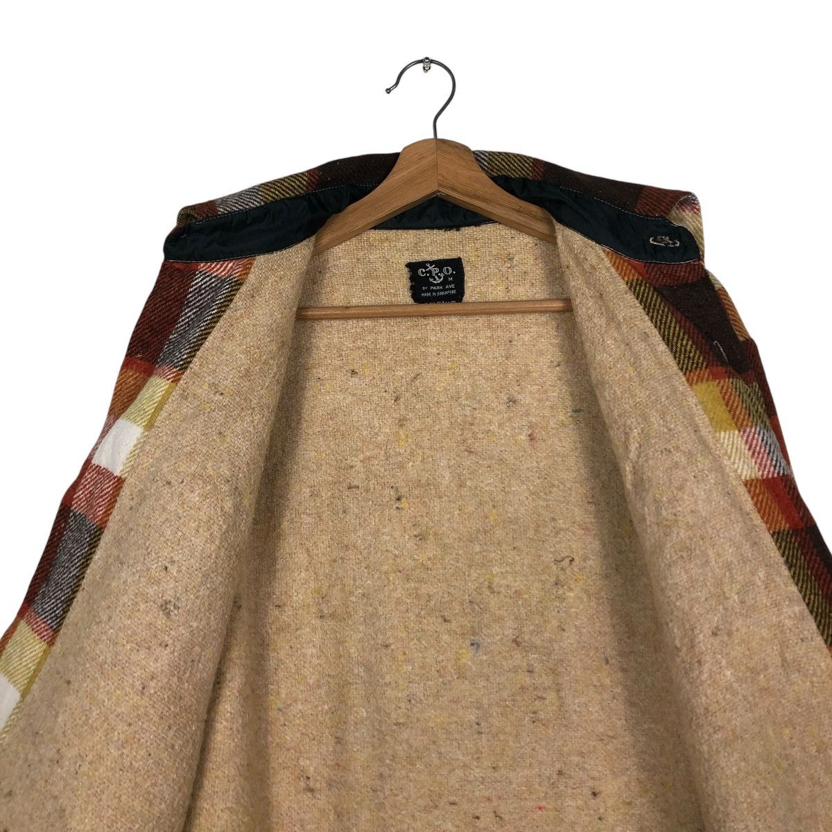 Vintage 🔥VINTAGE WOOL CHORE JACKET TARTAN DESIGN CPO BY PARK AVE Size US M / EU 48-50 / 2 - 16 Thumbnail