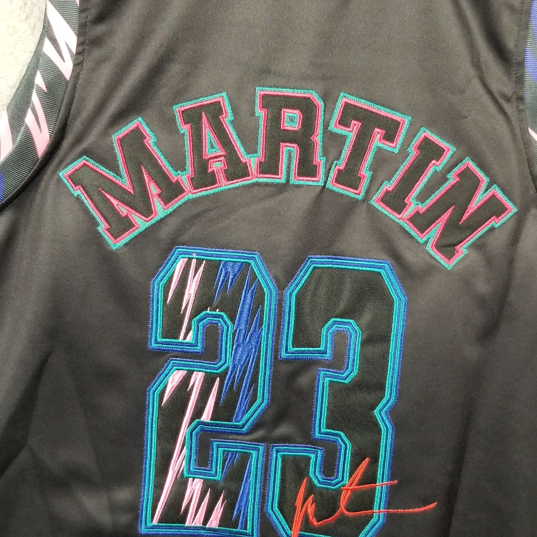Vintage VINTAGE Martin TV Show Headgear Detroit Pistons Embroidered Basketball Jersey XL Nimble? Size US XL / EU 56 / 4 - 3 Thumbnail