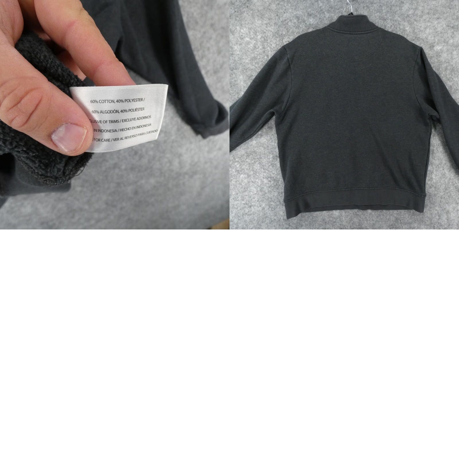 Orvis Orvis Sweater Mens XL Pullover Gray Fleece 1/4 Zip w Snap Over Size US XL / EU 56 / 4 - 10 Thumbnail