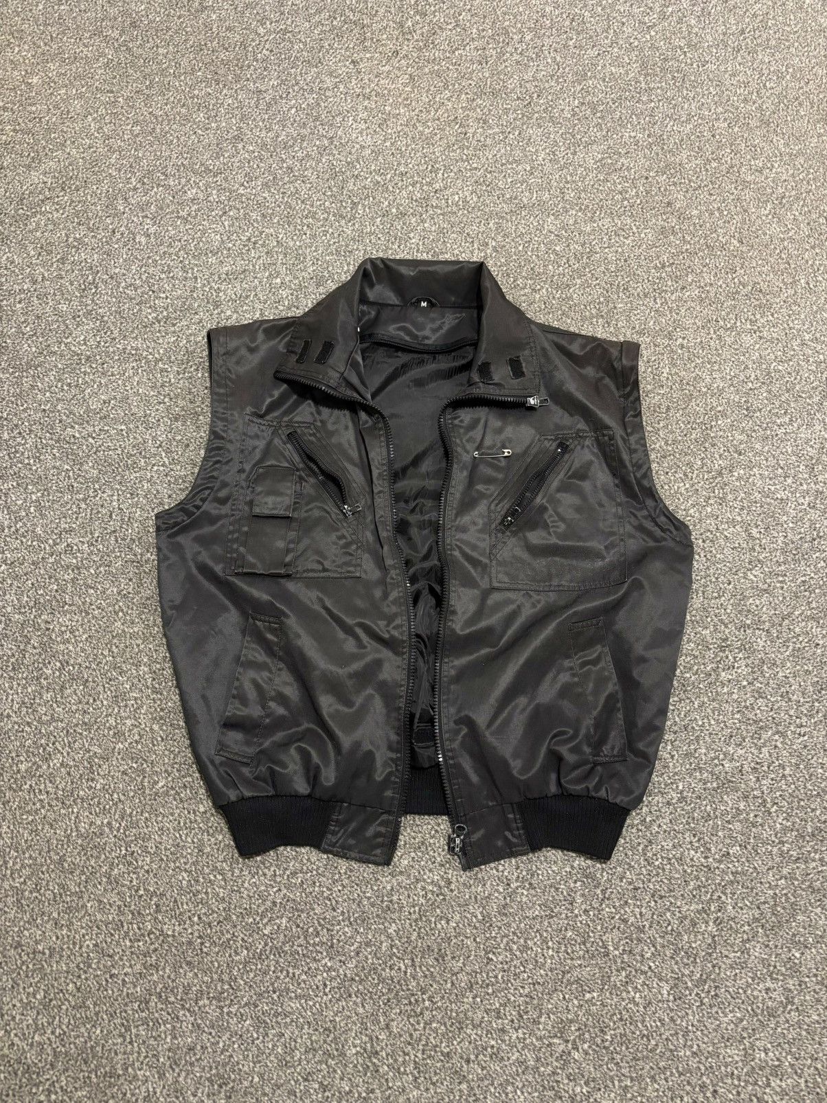 Vintage Archive Security Faded Cargo Vest Size US L / EU 52-54 / 3 - 2 Thumbnail
