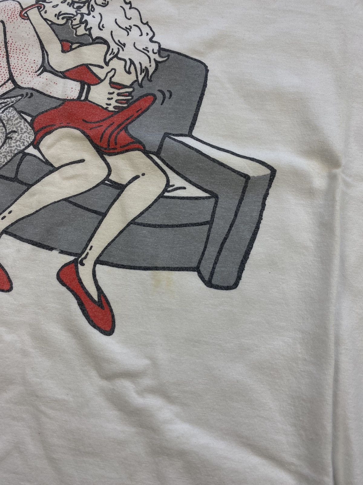Vintage Vintage 90's Sex Oh Shit Humor T-Shirt rare retro hype Size US M / EU 48-50 / 2 - 3 Thumbnail