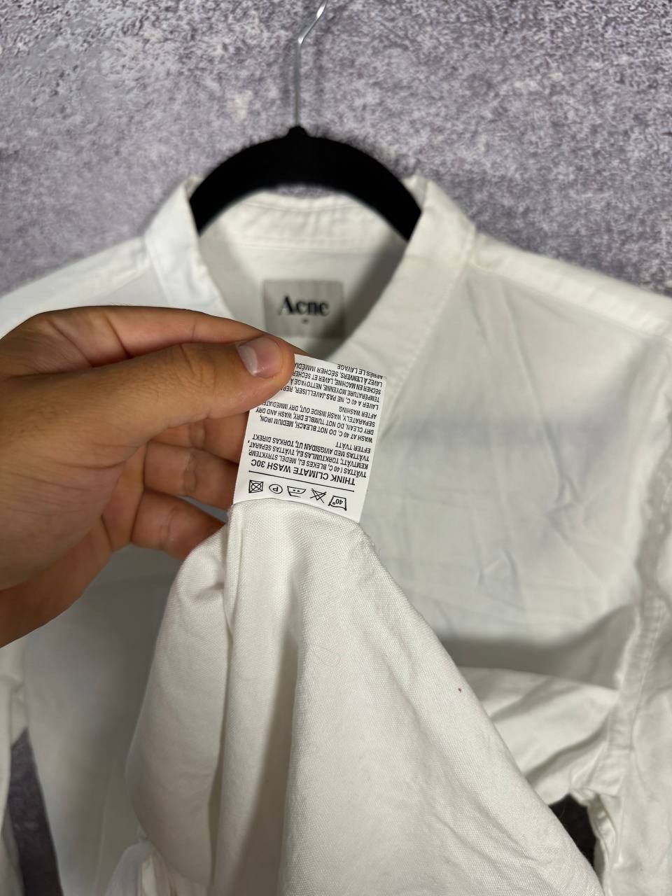 Acne Studios Acne Slim Oxford SS11 Shirt Men's 48 White Button Down Size US M / EU 48-50 / 2 - 9 Thumbnail