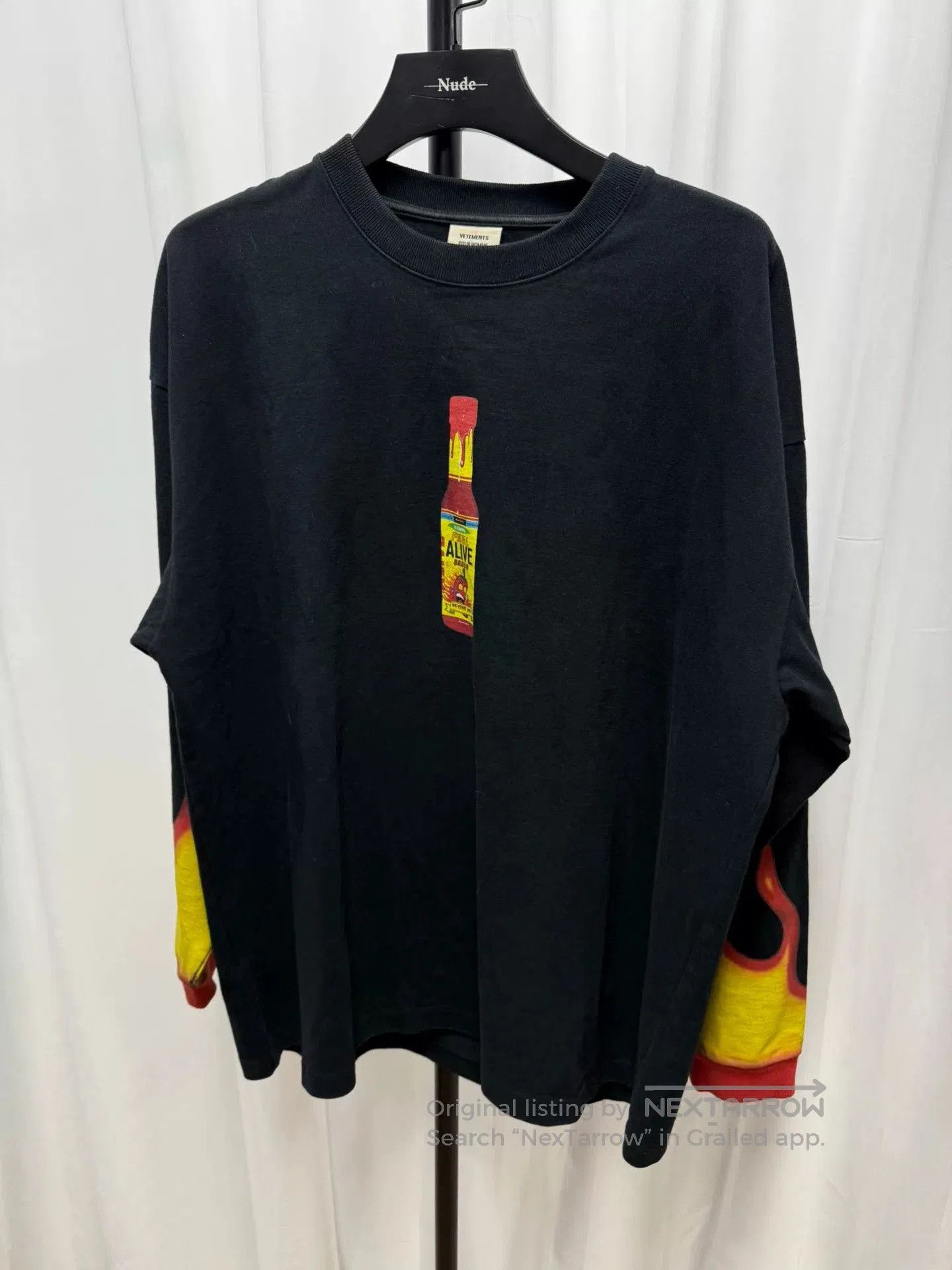 Vetements Vetements Flame Long Sleeve T-Shirt. Size US L / EU 52-54 / 3 - 1 Thumbnail