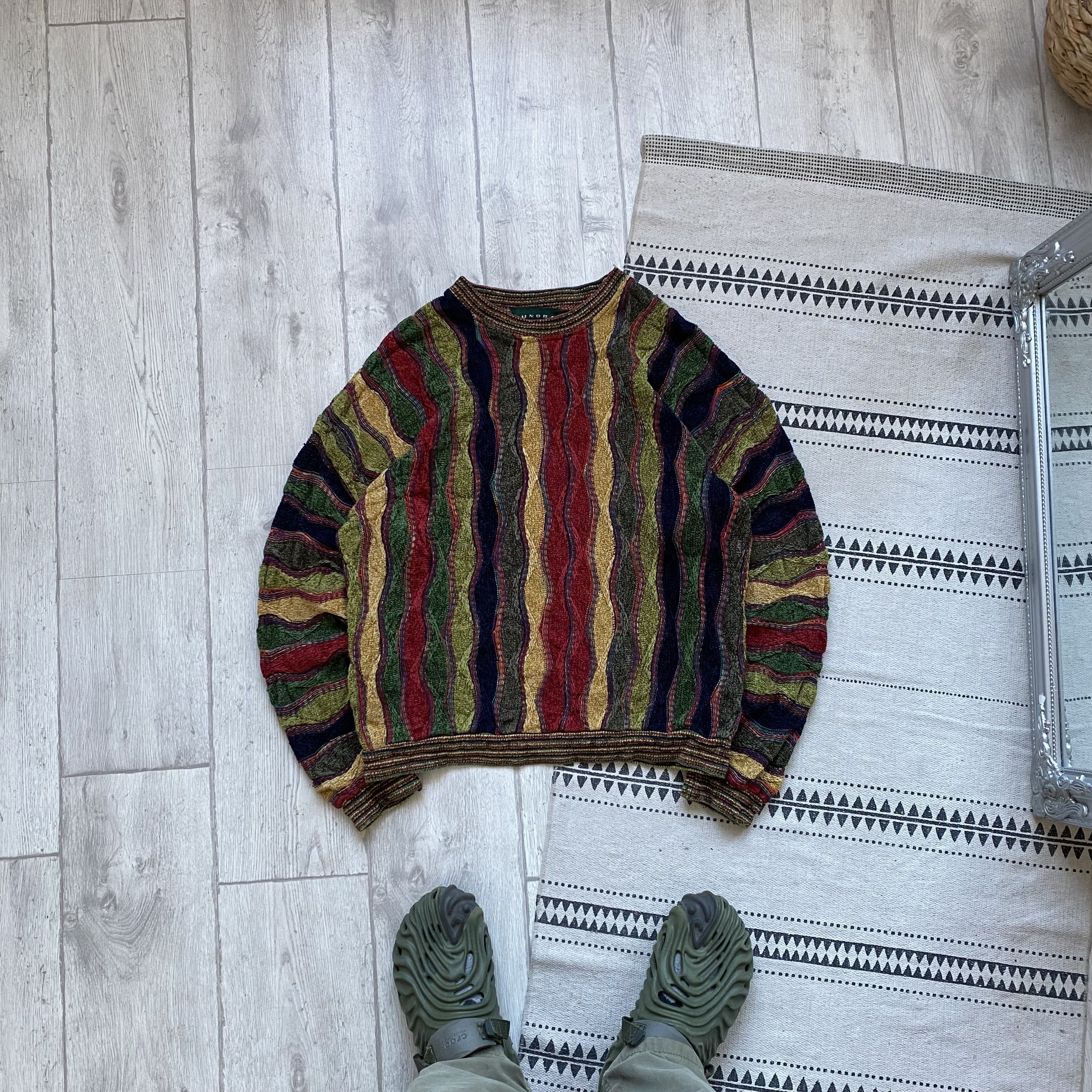 Coogi Vintage 90s Tundra Coggi Style Knit Sweater Cozy Y2K. Size US M / EU 48-50 / 2 - 1 Thumbnail