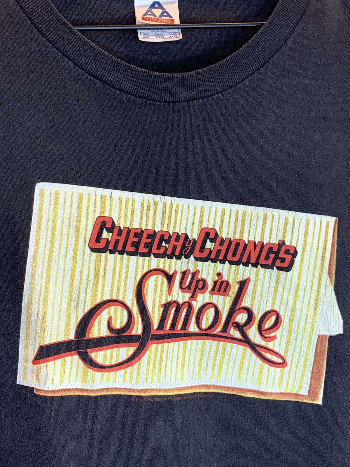 Vintage RARE* Vintage Cheech & Chong’s Up In Smoke Faded Movie Shirt Size US XXL / EU 58 / 5 - 3 Thumbnail