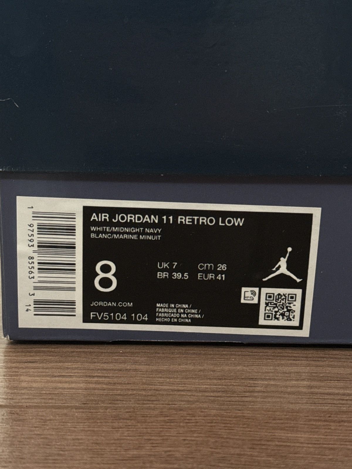 Jordan Brand Jordan 11 Retro Low Diffused Blue Size US 8 / EU 41 - 12 Thumbnail