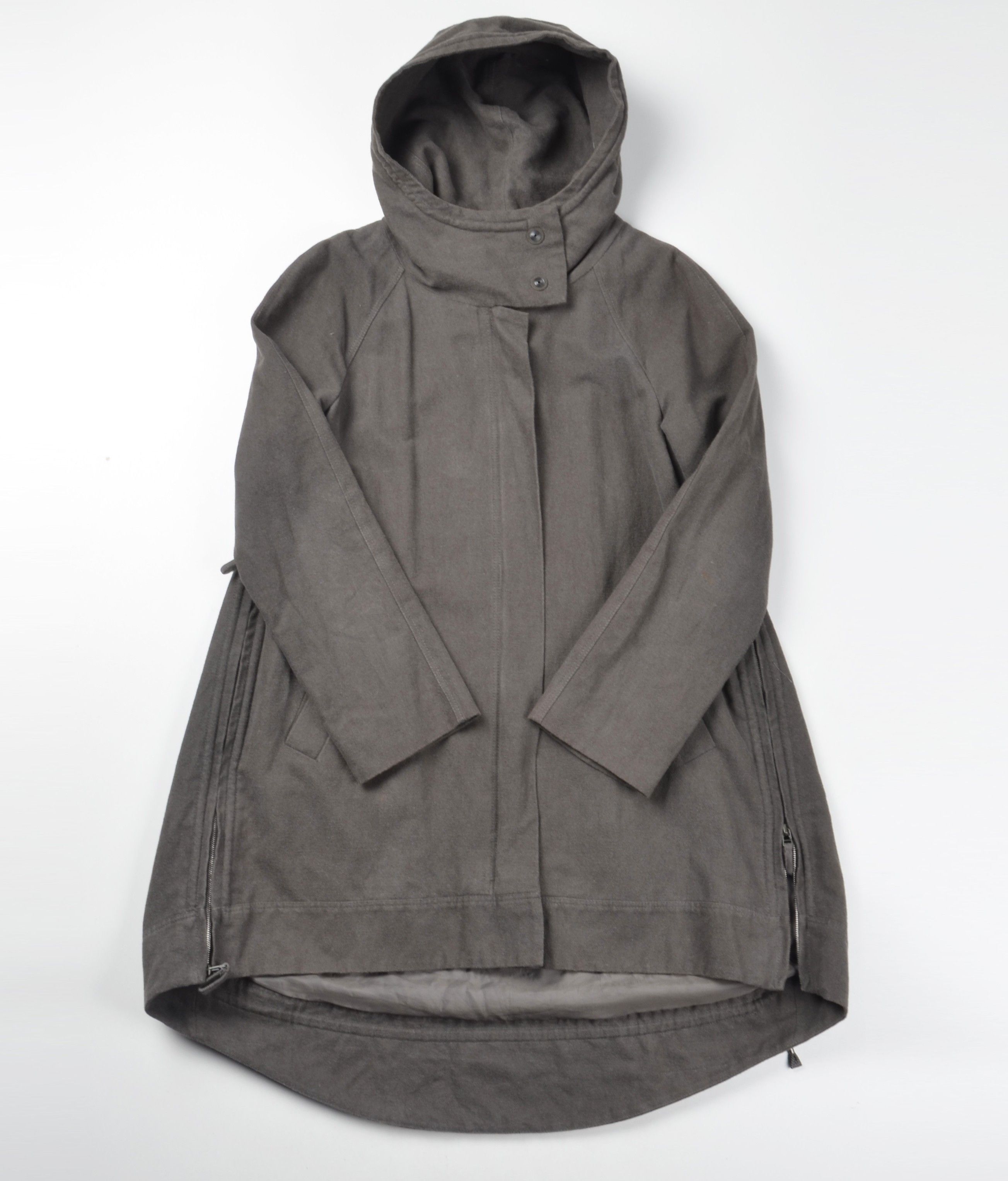 Annette Gortz Annette Gortz Avant Garde Hooded Oversized A-Line Coat Size XS / US 0-2 / IT 36-38 - 1 Thumbnail