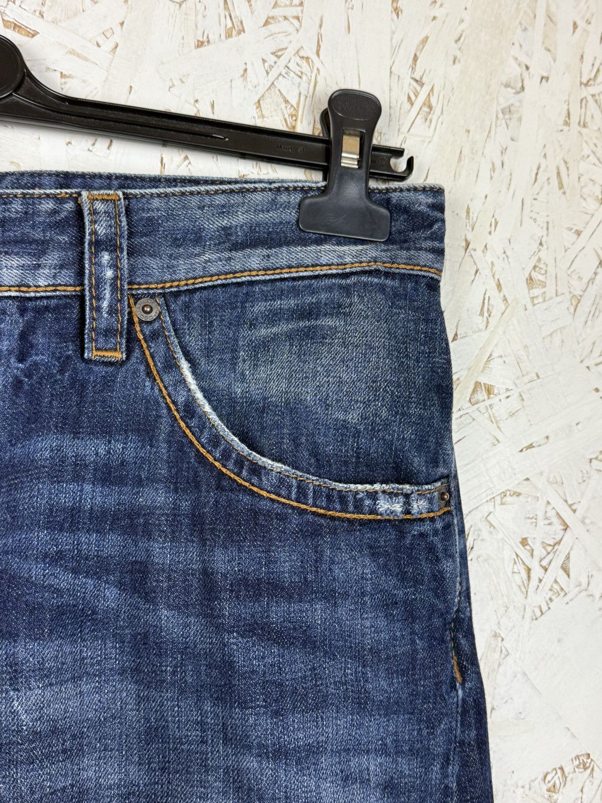 Dsquared2 Vintage Dsquared2 Indigo Distressed Blue Slim Fit Jeans 48 Size US 32 / EU 48 - 4 Thumbnail