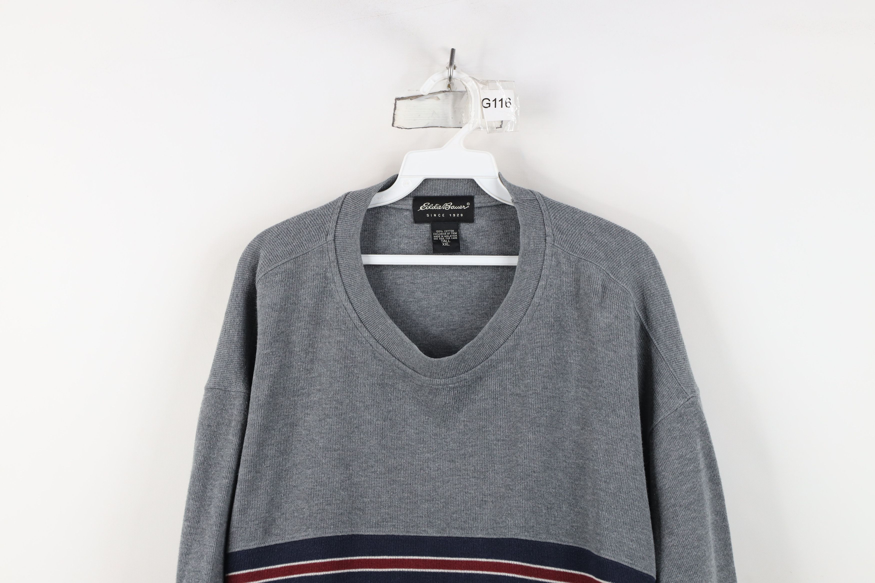 Eddie Bauer Vintage Eddie Bauer Heavy Ribbed Knit Long Sleeve T-Shirt Size US XXL / EU 58 / 5 - 2 Thumbnail