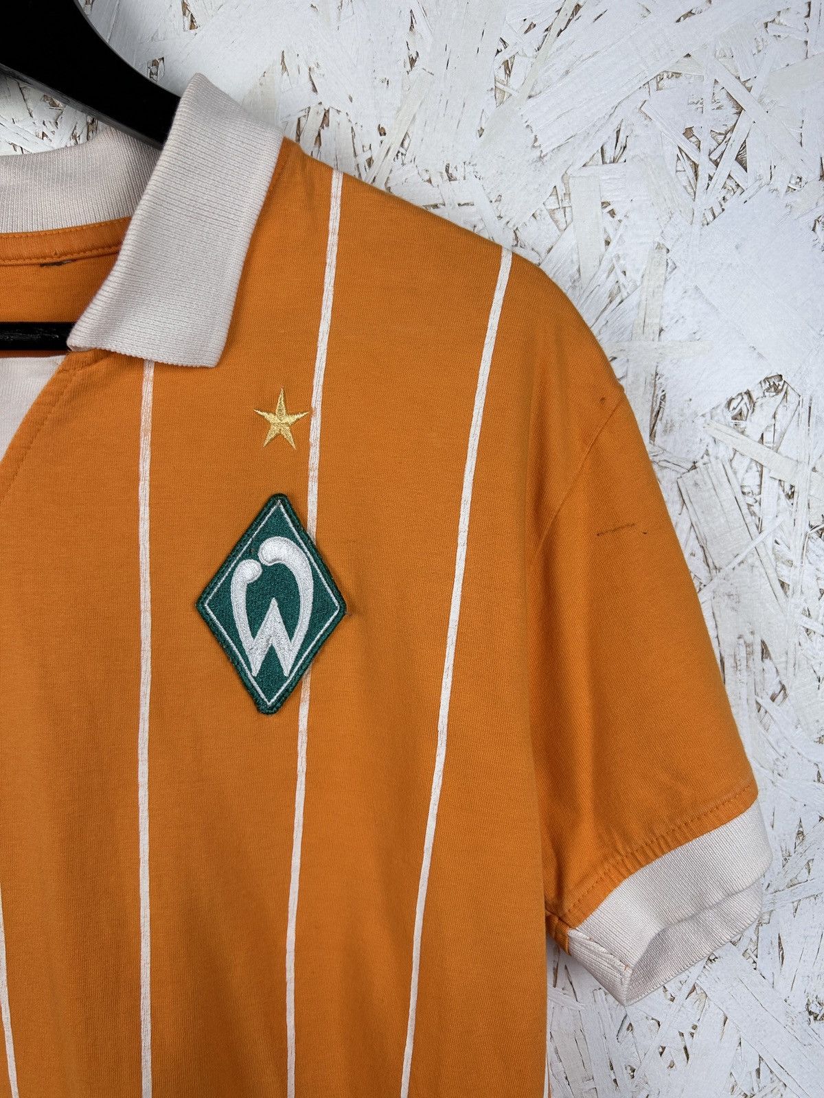 Kappa 00s Vintage Kappa Werder Bremen 2004/05 Striped Polo Shirt Size US M / EU 48-50 / 2 - 3 Thumbnail