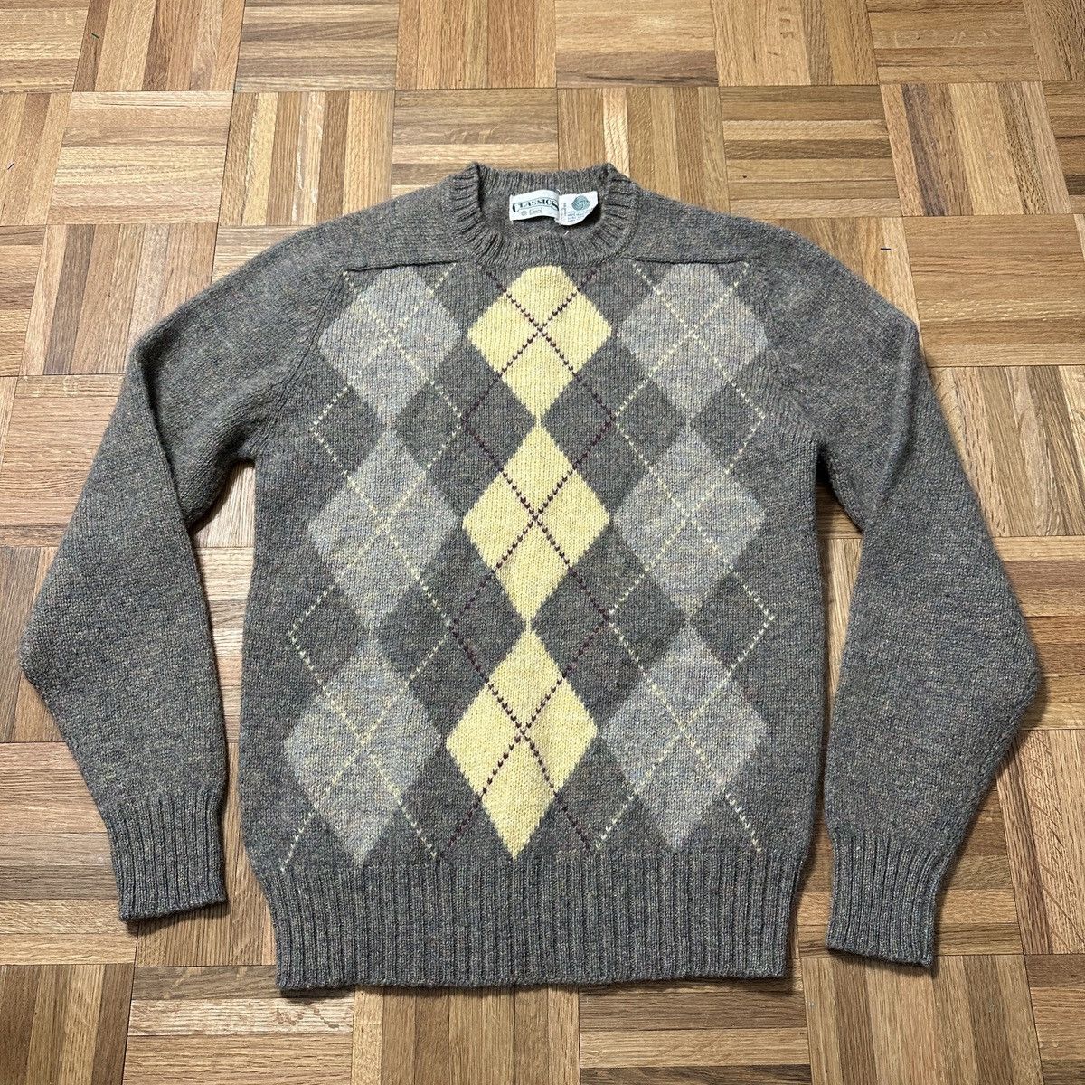 Sears Vintage Sears Classics wool argyle sweater Size US S / EU 44-46 / 1 - 1 Thumbnail