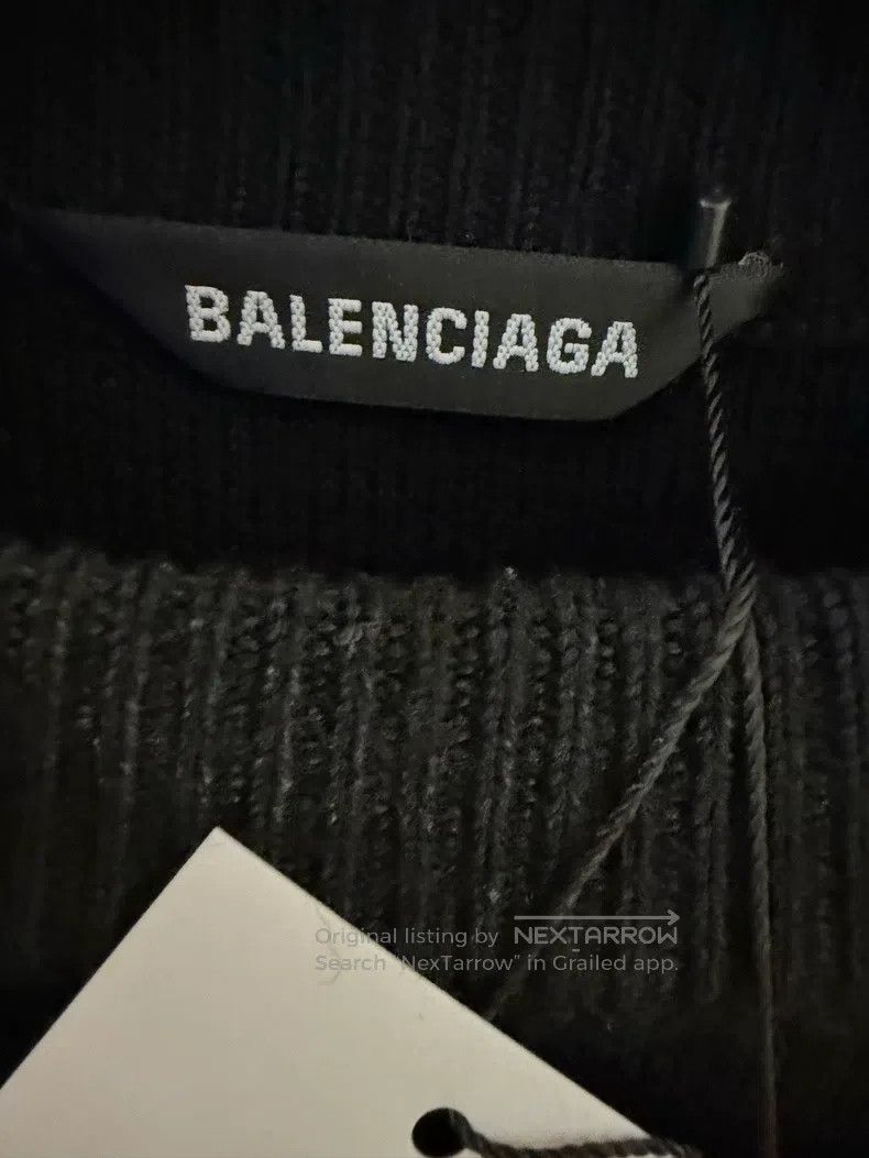 Balenciaga Balenciaga Seven Nation Slogans Rainbow Wool Knit Sweater Size US S / EU 44-46 / 1 - 3 Thumbnail