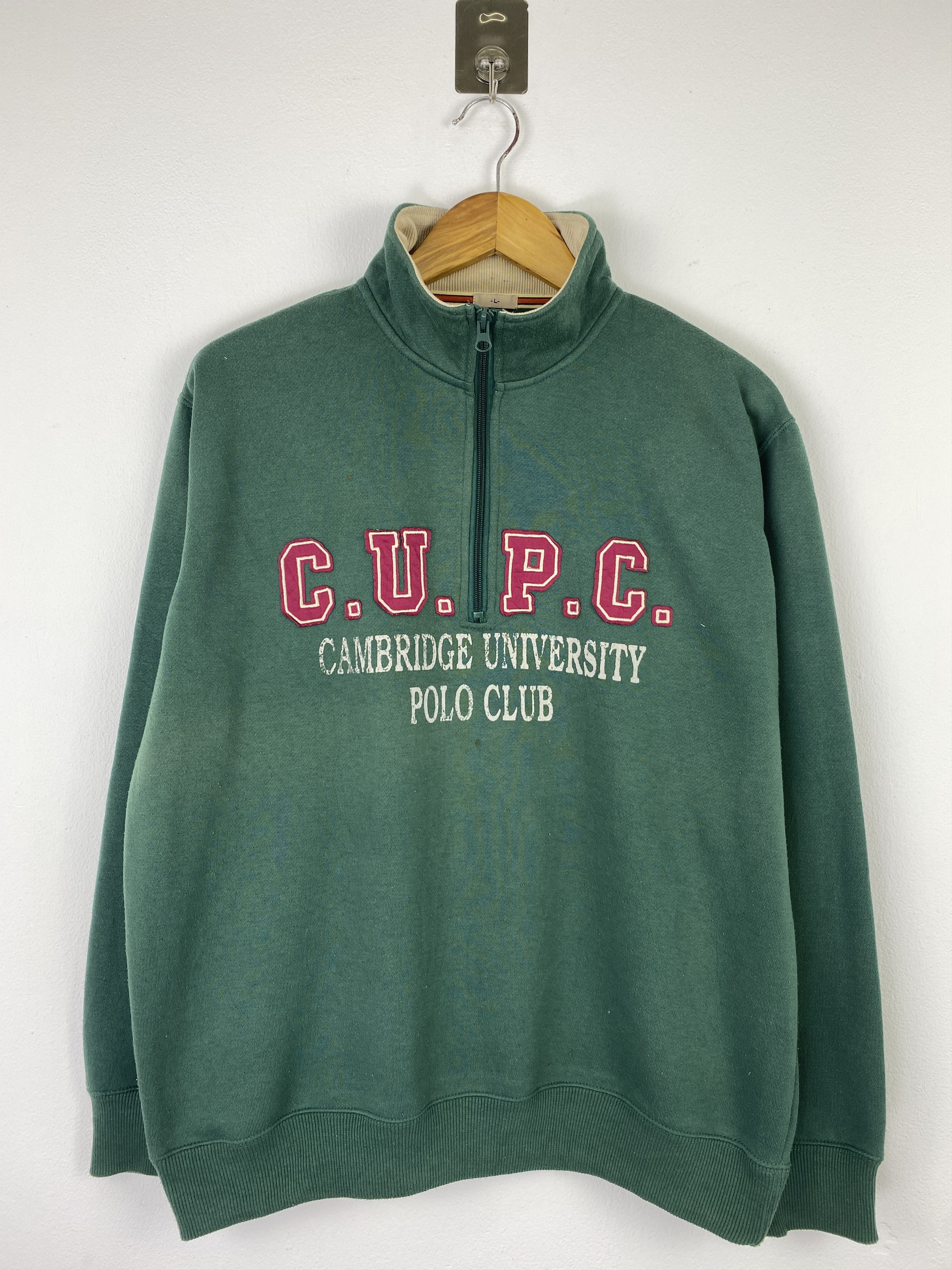 Vintage Vintage C.U.P.C. Cambridge Half Zip Sweater BP0063 Size US L / EU 52-54 / 3 - 1 Thumbnail