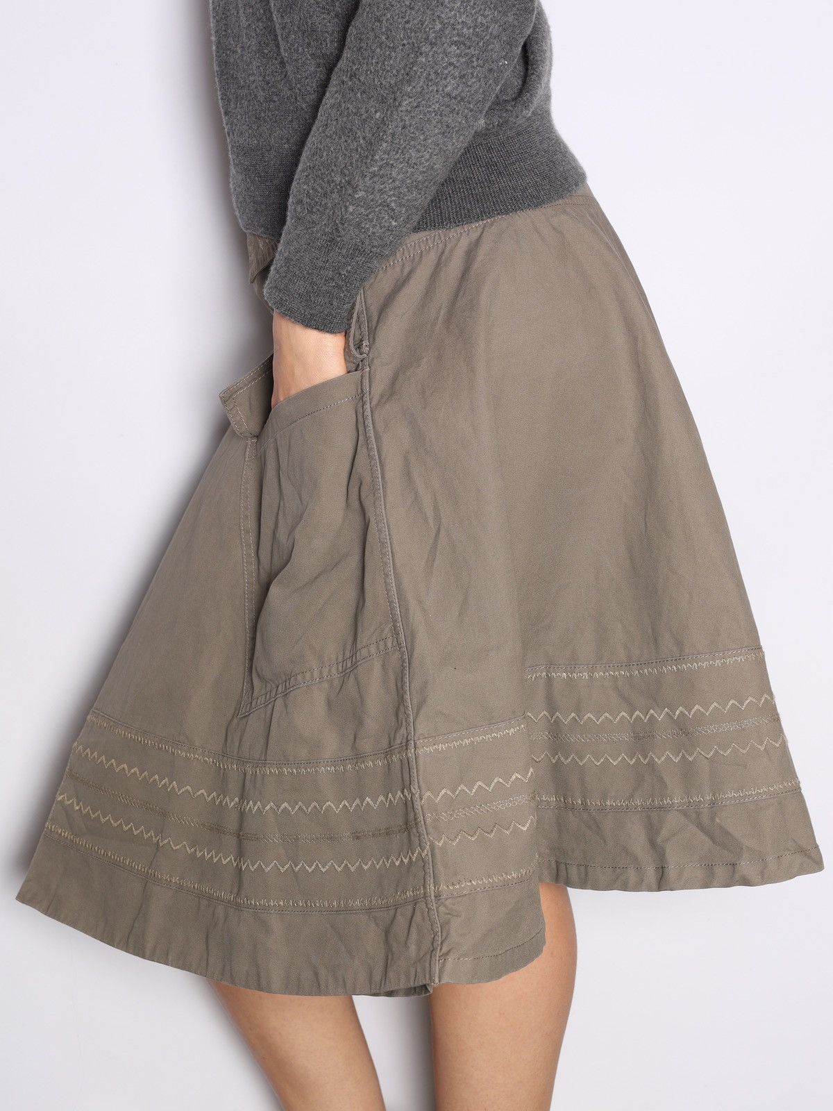 Diesel Diesel Wide Skirt Cotton y2k Avantgarde pocket Size 29" - 2 Thumbnail