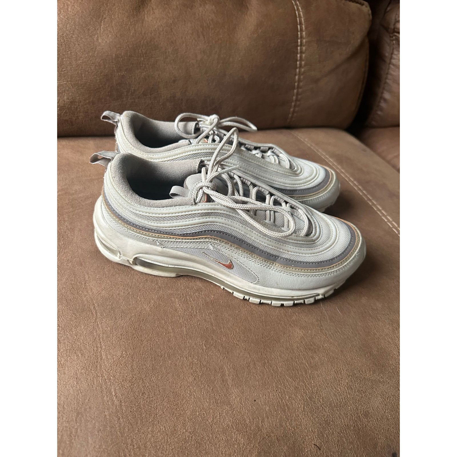 Nike Nike air max 97 bone/beige size 7.5 Size US 7.5 / IT 37.5 - 1 Thumbnail