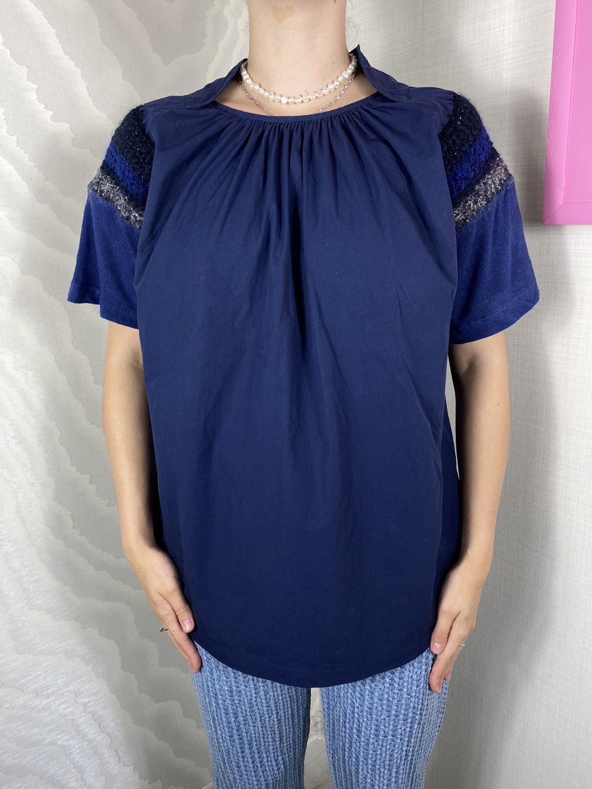 Other Mii Dans L’espace Top Flared Size L / US 10 / IT 46 - 2 Thumbnail