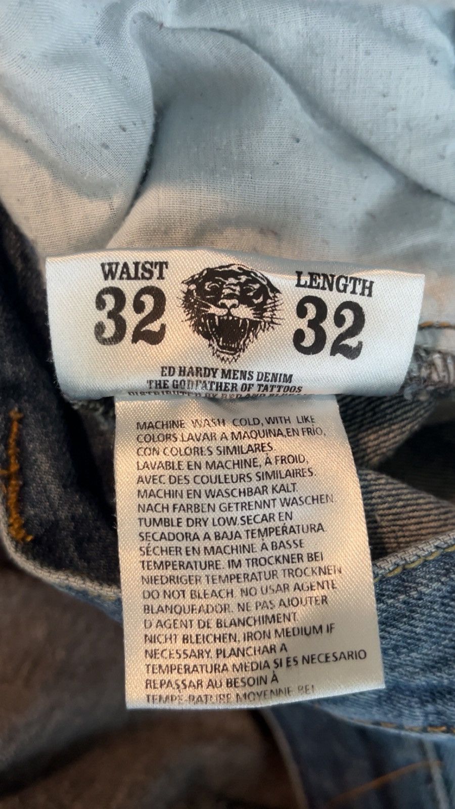 Ed Hardy Ed Hardy Mens Jeans - 32W, 32L Size US 32 / EU 48 - 6 Thumbnail