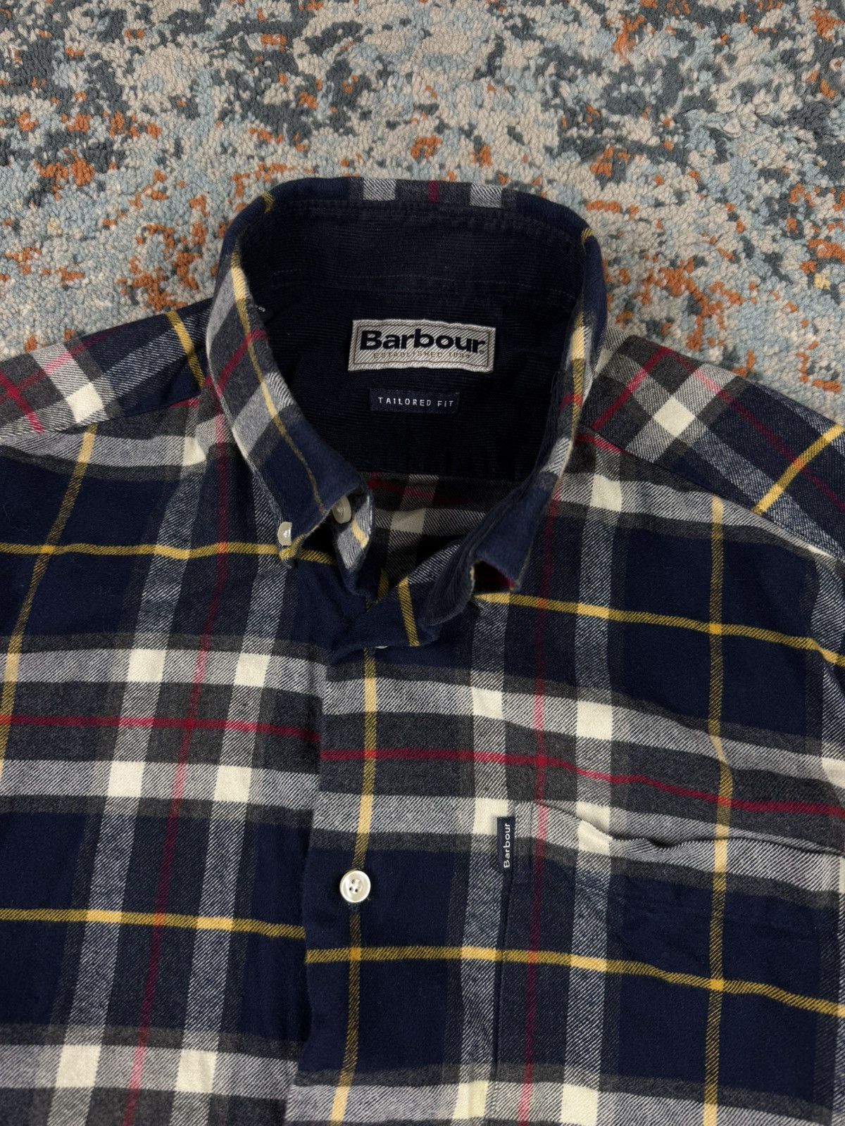 Barbour × Vintage Barbour castlebay flannel shirt classic pattern check tartan Size US S / EU 44-46 / 1 - 9 Thumbnail