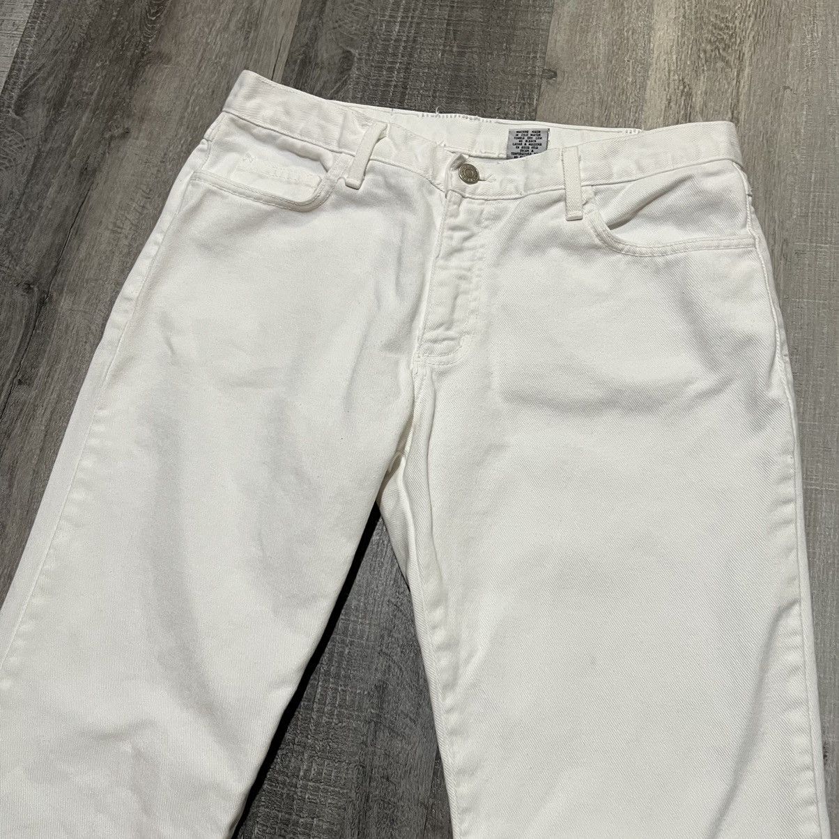 Vintage VTG Hot & The Gang White Super Flares Disco Hippie Pants Size 32" / US 10 / IT 46 - 3 Thumbnail