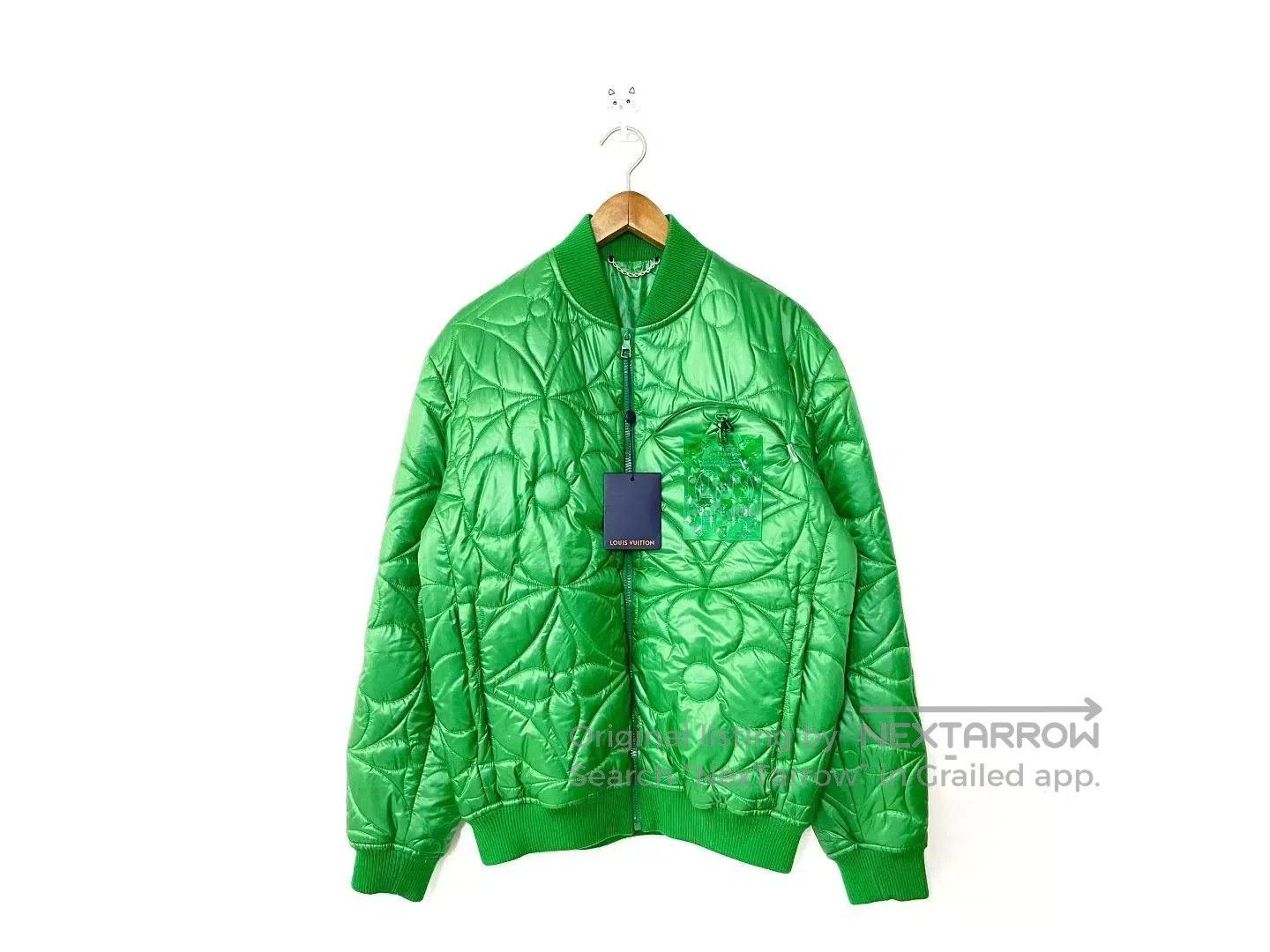 Louis Vuitton Louis Vuitton Green Embossed Jacket. Size US L / EU 52-54 / 3 - 1 Thumbnail