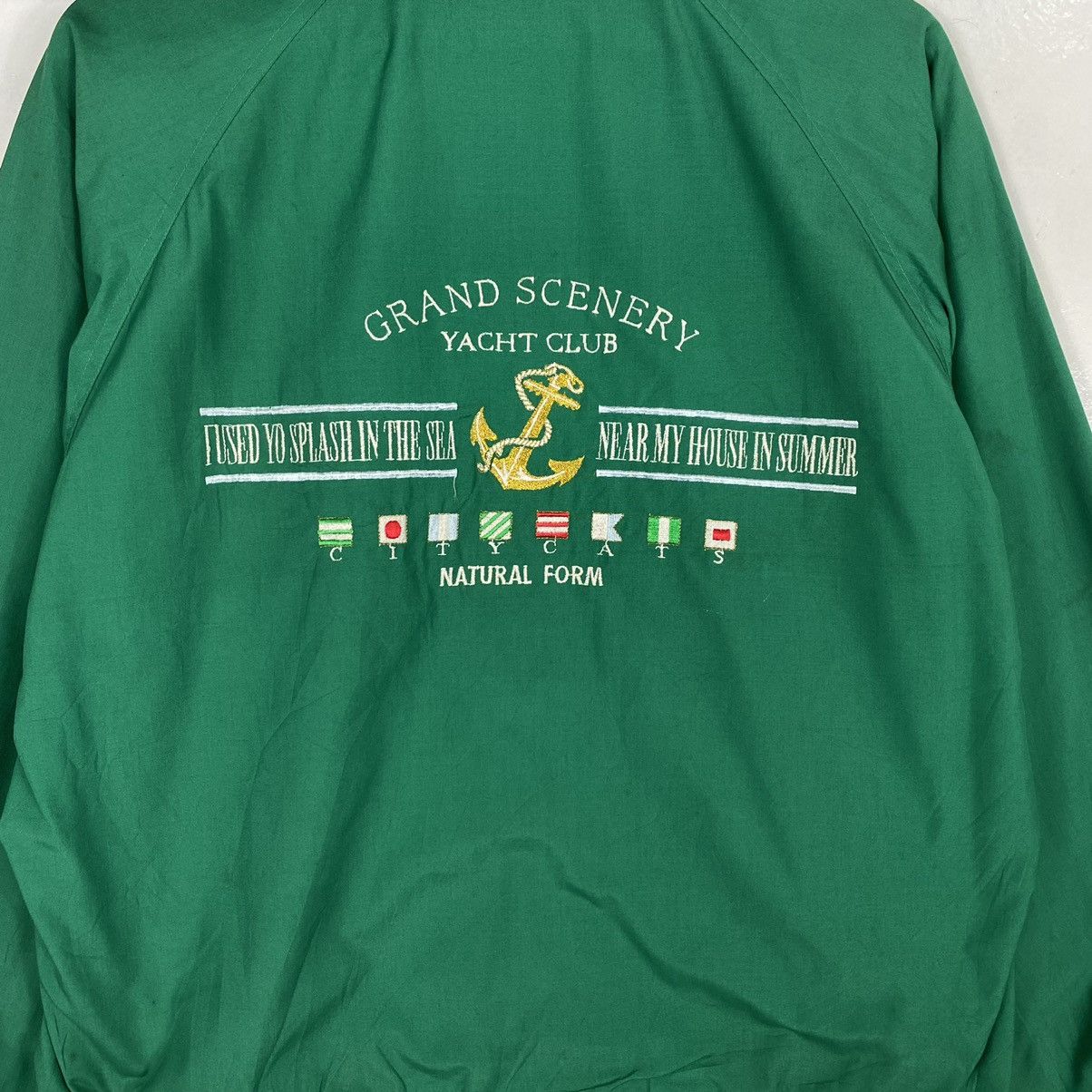 Japanese Brand Vintage 90s Grand Scenery Yatch Club Light Hoodie Jacket Size US M / EU 48-50 / 2 - 3 Thumbnail