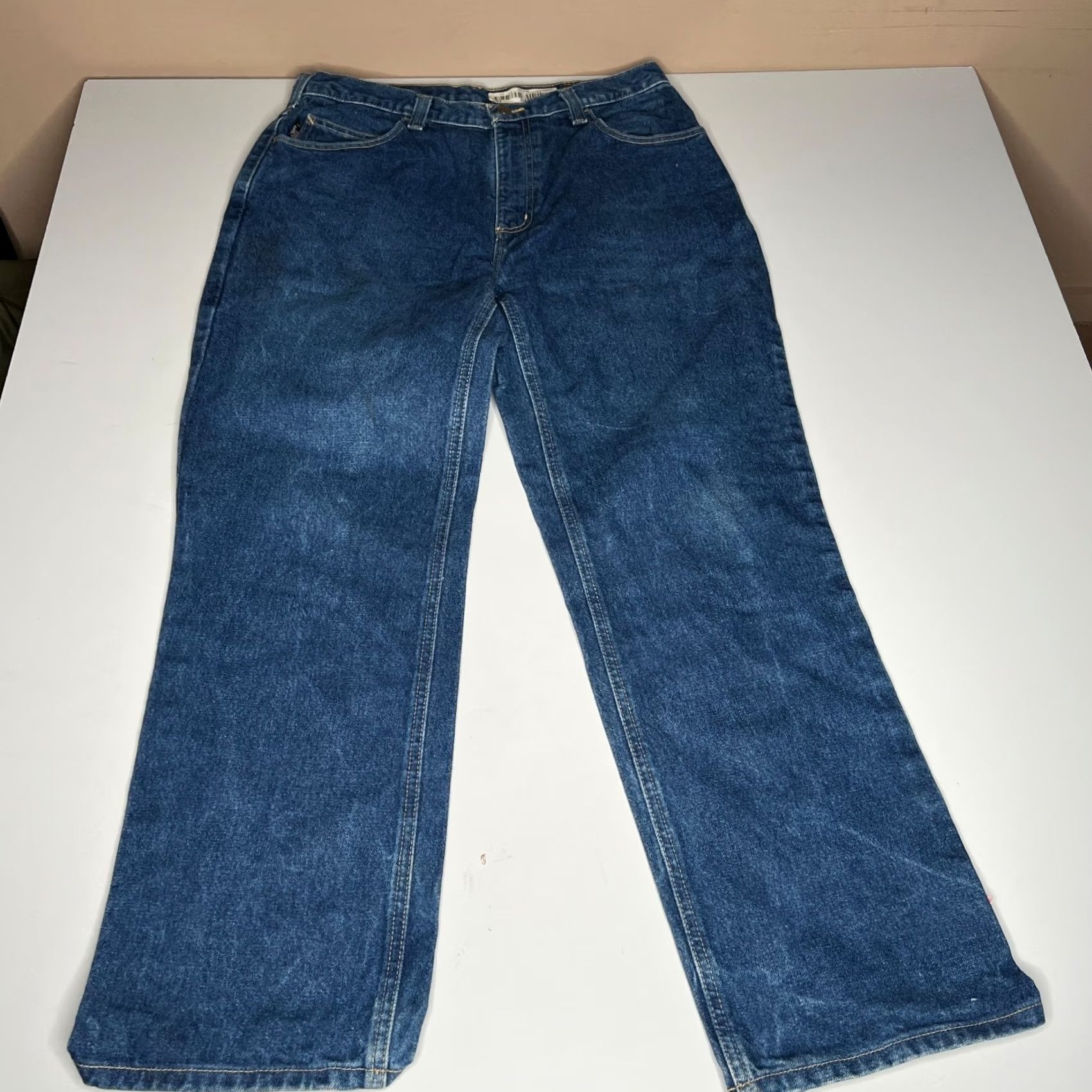 Carhartt Carhartt FR Flame Resistant Denim Jeans Blue Workwear 34x30 Size US 34 / EU 50 - 4 Thumbnail