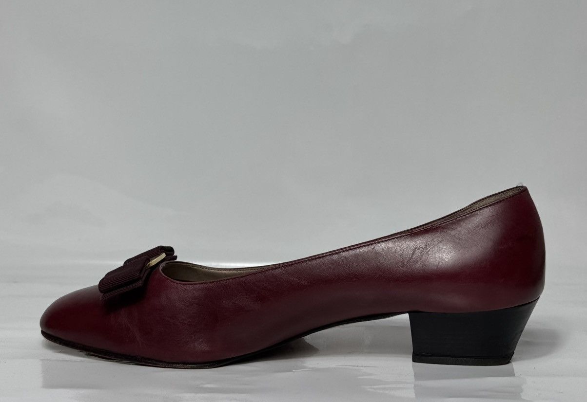 Salvatore Ferragamo Salvatore Ferragamo Women’s Shoes Herl Leather Size 9.5 Size US 9.5 / IT 39.5 - 4 Thumbnail