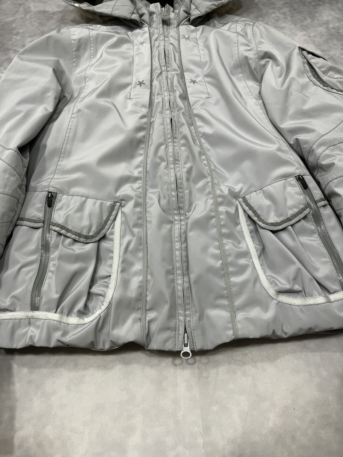Marithe + Francois Girbaud Marithé + Francois Girbaud Mohawk Fur Puffer Jacket Size M / US 6-8 / IT 42-44 - 6 Thumbnail
