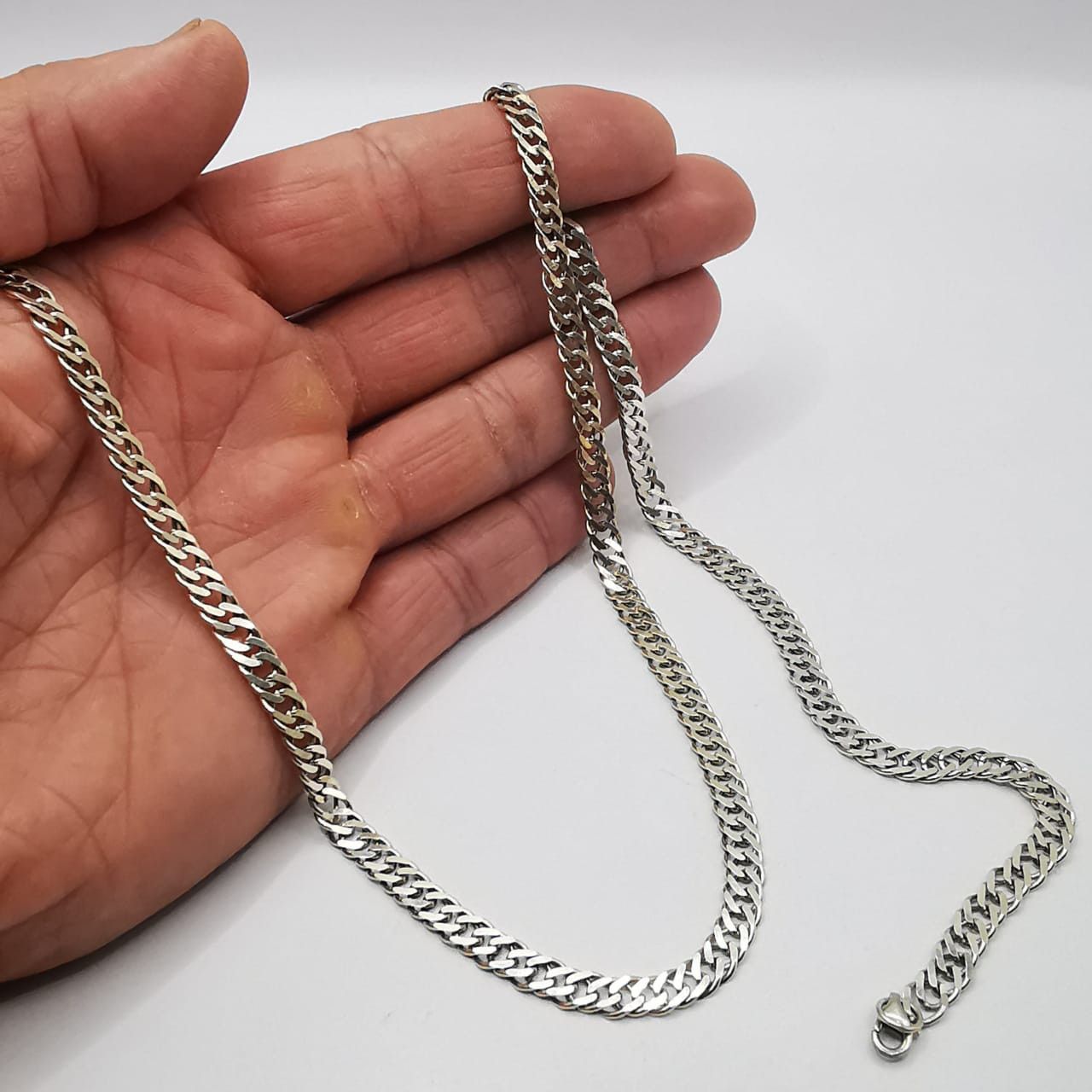 Sterling Silver Vintage Jewelry Chain, 925 Sterling Silver, Signed 20g Size ONE SIZE - 6 Thumbnail