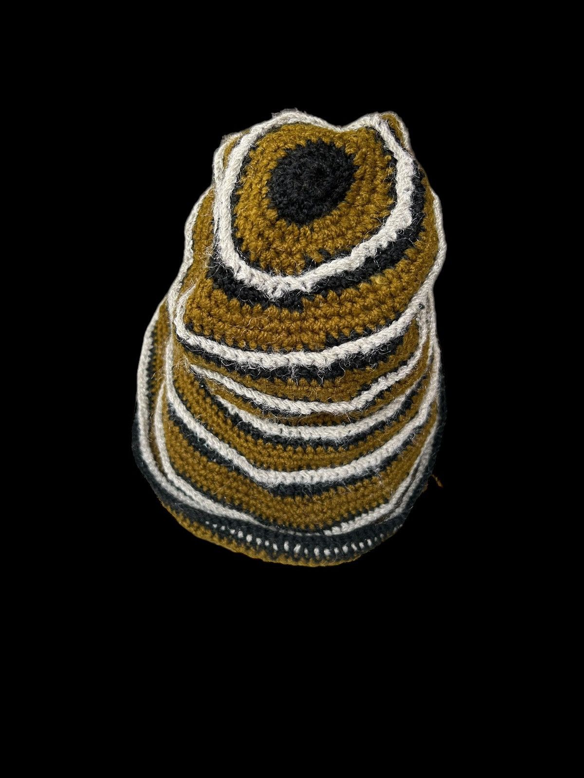 Japanese Brand × Kapital × Vintage Chubabu Crochet knitt Rare big Bucket Hats Rare ☠️☠️ Size ONE SIZE - 5 Thumbnail