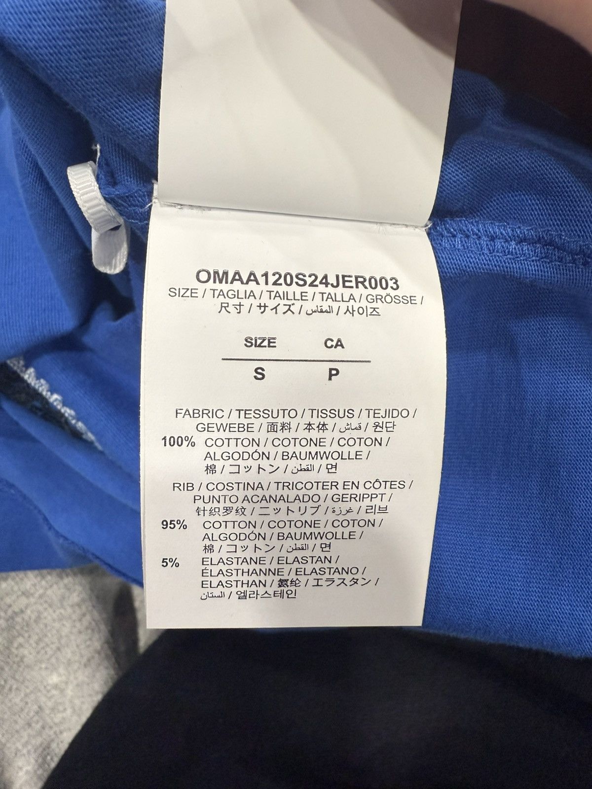 Off-White Off-White Blue Paisley T-Shirt Size US S / EU 44-46 / 1 - 5 Thumbnail