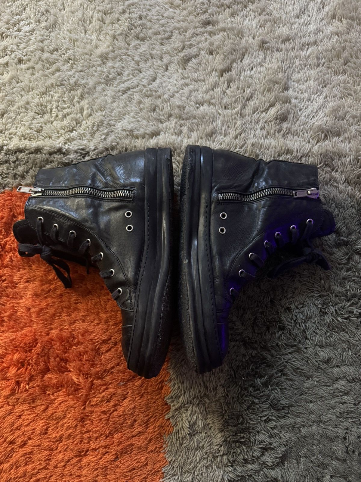 Rick Owens rick owen’s fw09 crust ramones Size US 10.5 / EU 43-44 - 3 Thumbnail