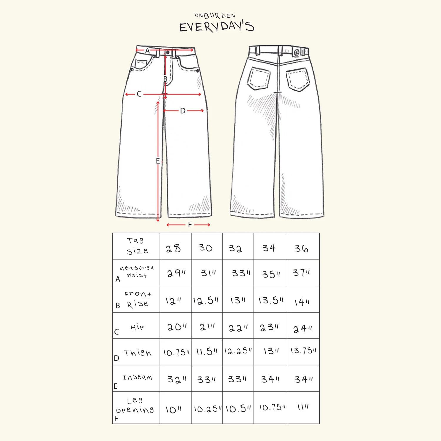 Other Hidden Rivet Everyday's Size US 28 / EU 44 - 4 Thumbnail