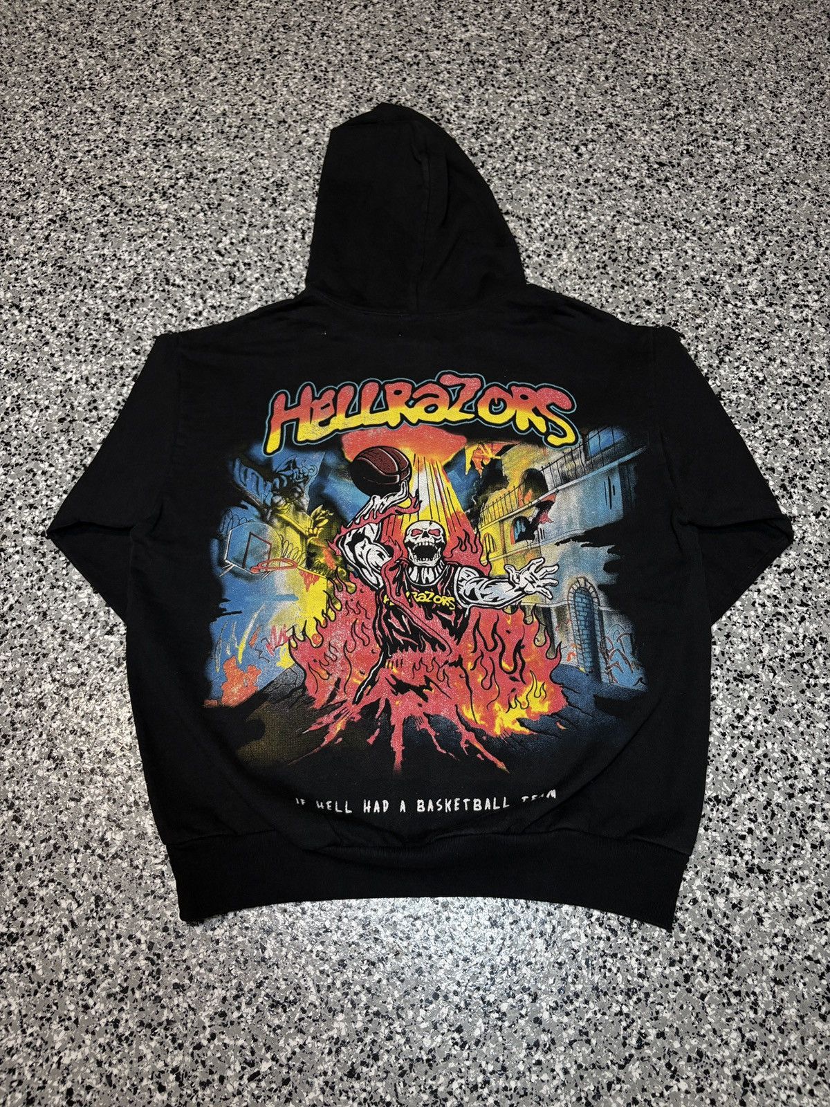 NBA × Warren Lotas 2022 Warren Lotas HELLRAZORS “If Hell Had A…” Hoodie Size L Size US L / EU 52-54 / 3 - 1 Thumbnail