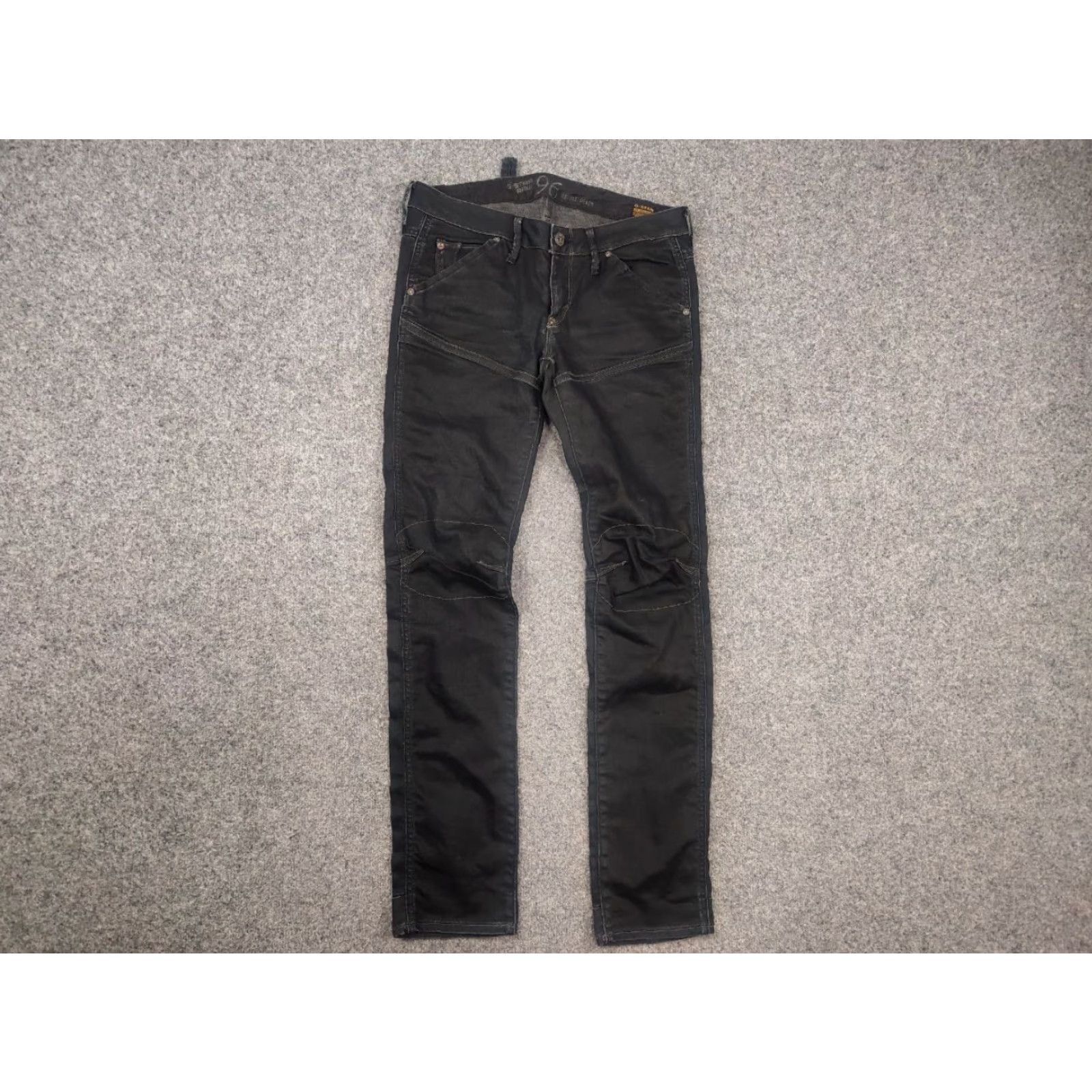 G-Star VINTAGE G-Star RAW 5620 Elwood Waxed Denim Jeans LGB Y2K Style opium Jeans Size US 29 - 3 Thumbnail