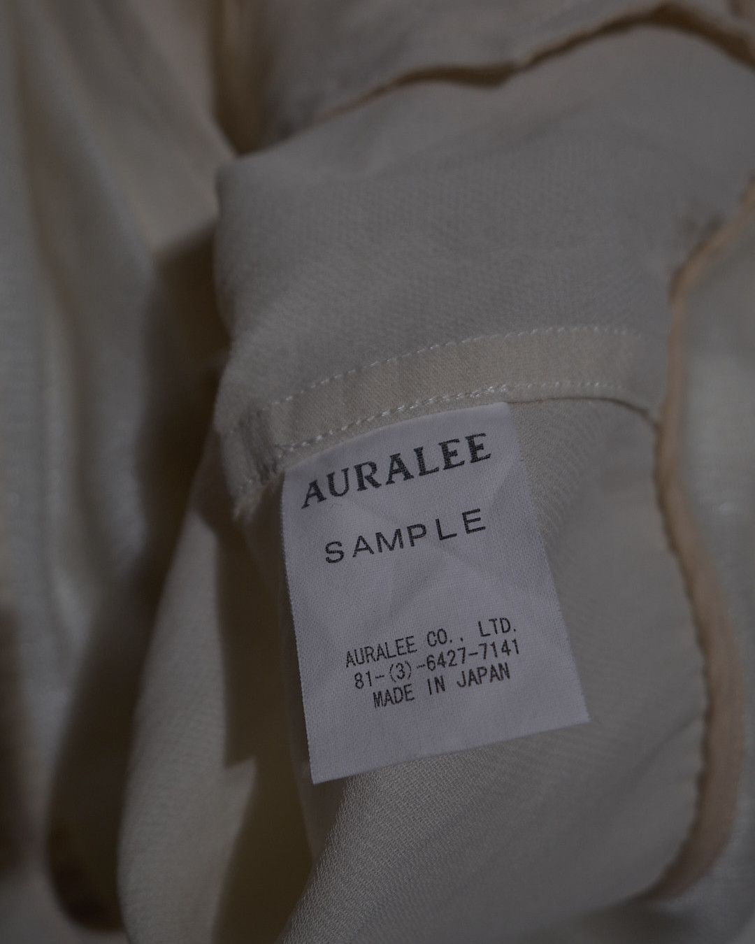 Auralee SS20 Muslin Silk Bomber Jacket Sample Size US L / EU 52-54 / 3 - 7 Thumbnail