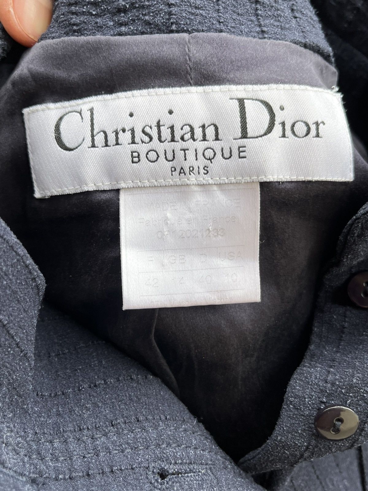 Dior × John Galliano S/S 2000 Christian Dior by John Galliano Blazer Jacket Size M / US 6-8 / IT 42-44 - 4 Thumbnail