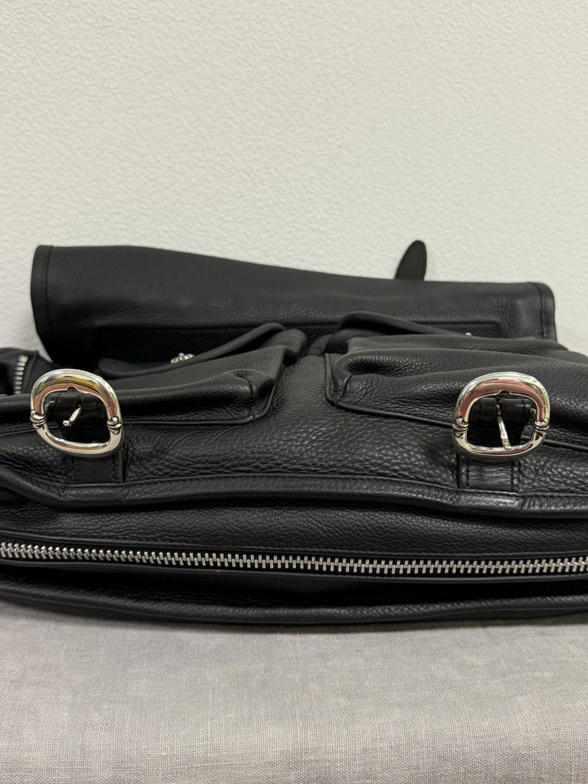 Chrome Hearts Leather Messenger Bag Size ONE SIZE - 3 Thumbnail