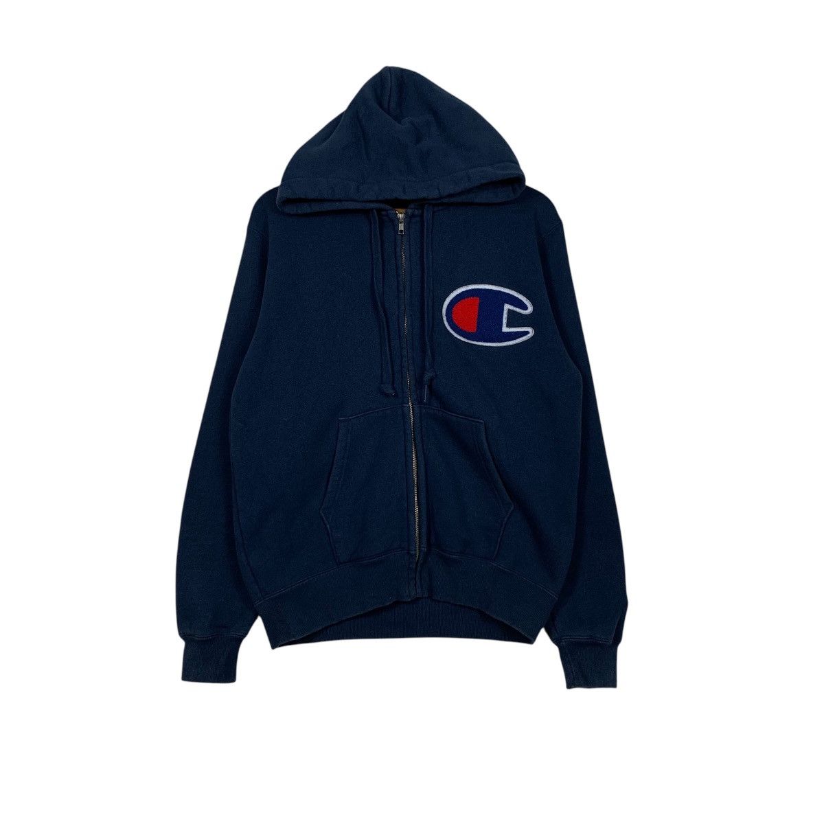 Champion CHAMPION Big Logo Zipper Hoodies Sweatshirt #1791-C79 Size US M / EU 48-50 / 2 - 1 Thumbnail
