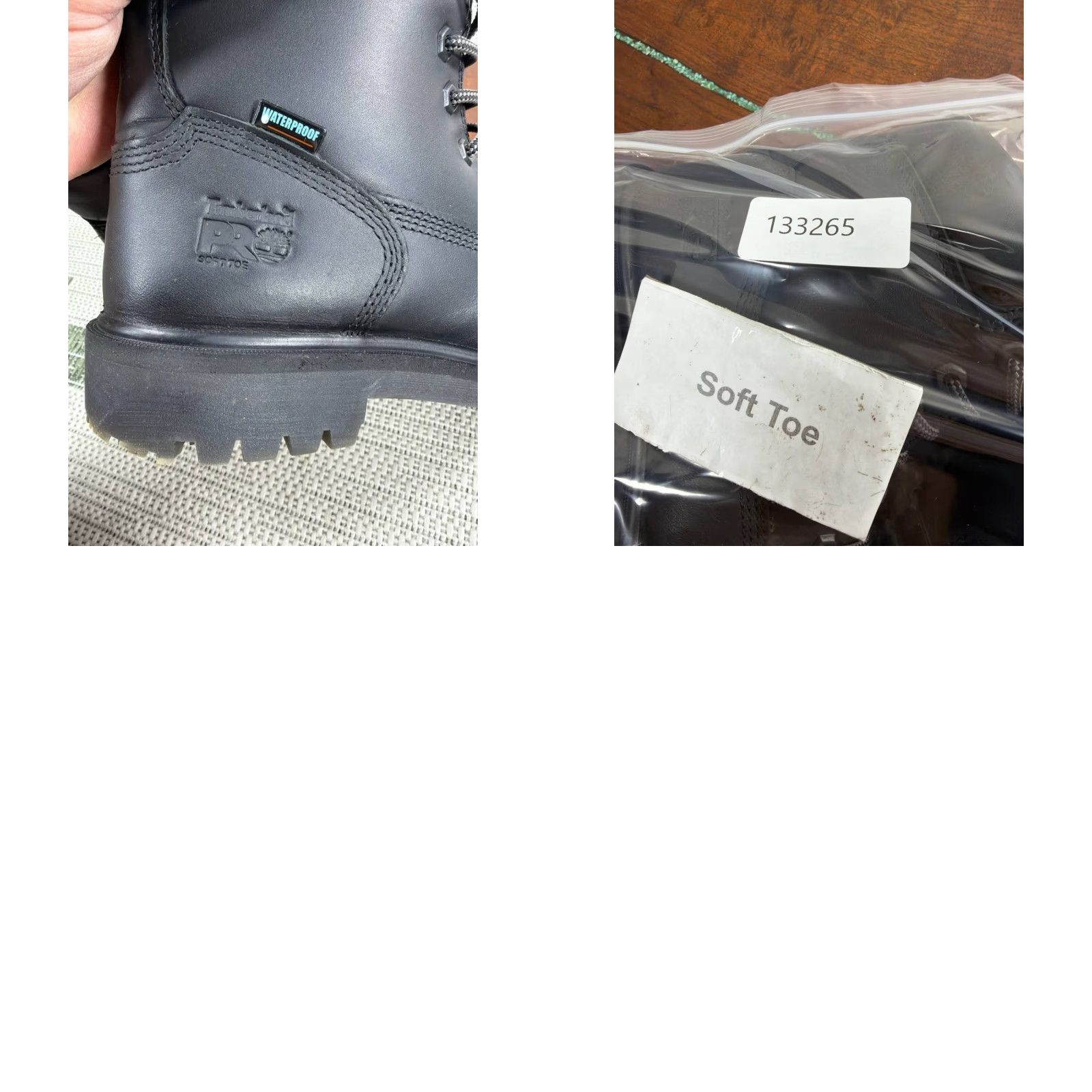 Timberland Timberland Pro Womens Boot Direct Attach Soft Toe Black Leather Ankle Work 7.5 M Womens Size US 8 / IT 38 - 8 Thumbnail