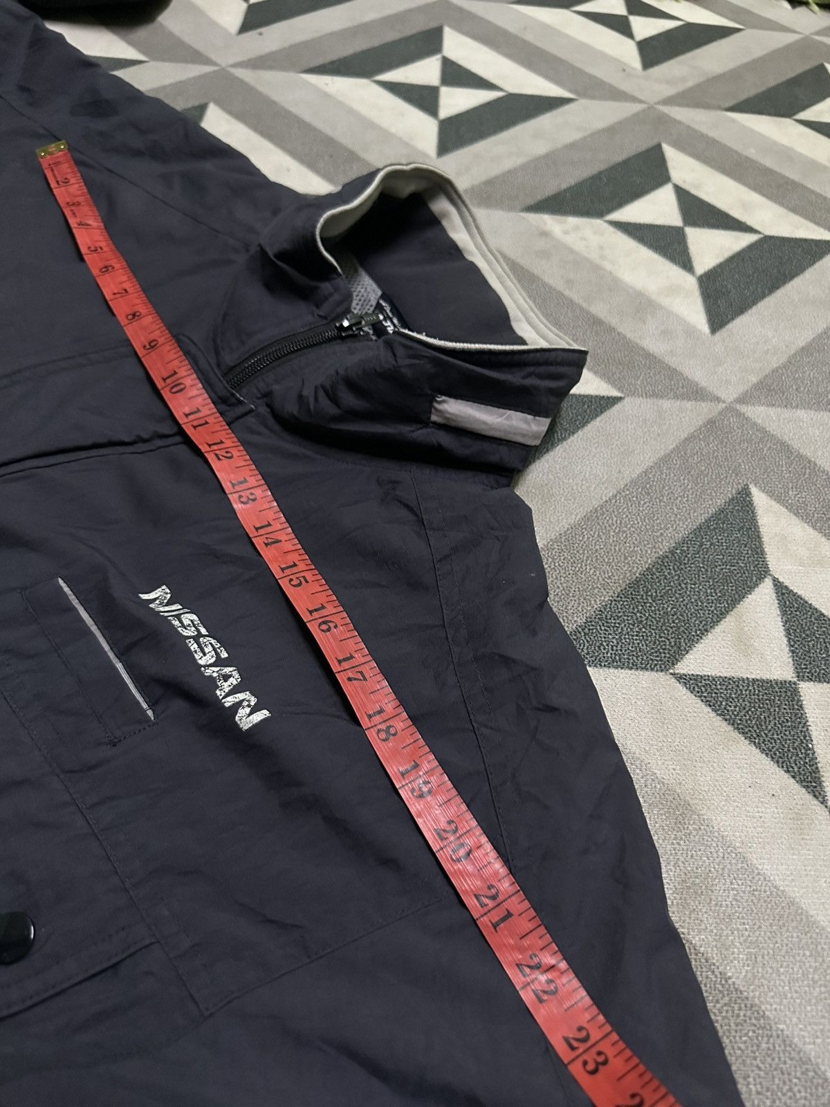 Nissan vintage 90s Nissan workwear windbreaker jacket Size US L / EU 52-54 / 3 - 9 Thumbnail