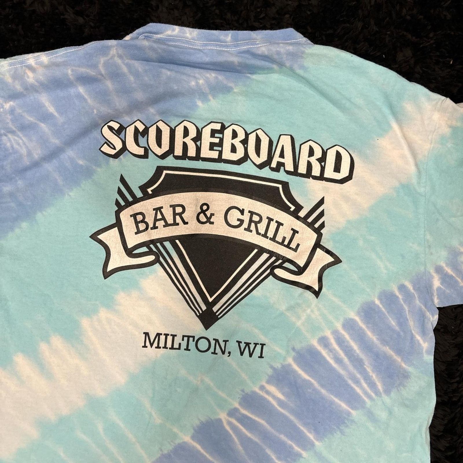 Other Multi blue tie dye bar tshirt Size US L / EU 52-54 / 3 - 4 Thumbnail