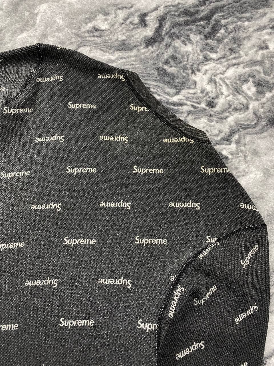 Supreme Supreme Hanes Collab Thermal Crew Long Sleeve Monogram Size US L / EU 52-54 / 3 - 7 Thumbnail