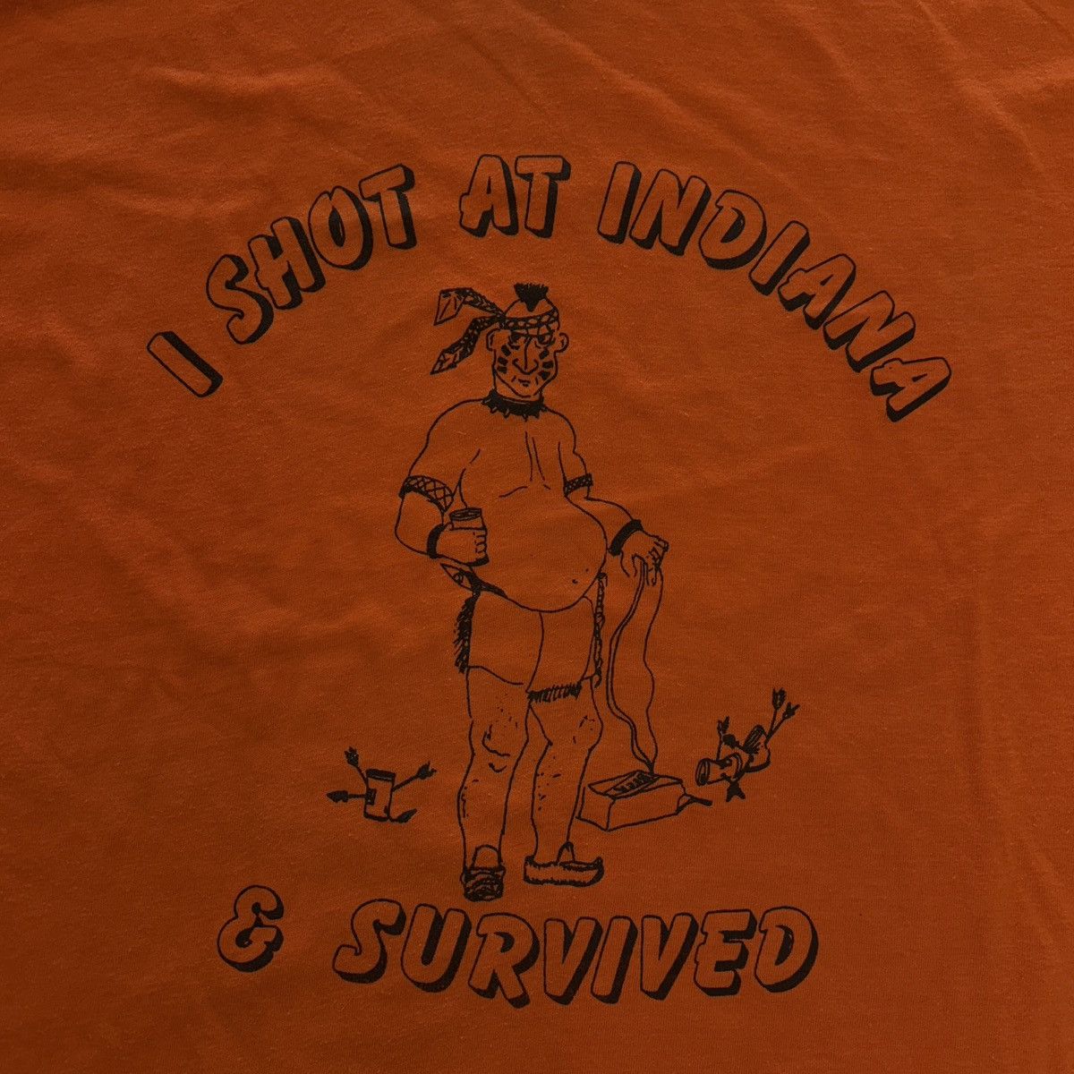 Vintage “I Shot at Indiana & Survived” Vintage Graphic Tee Size US L / EU 52-54 / 3 - 2 Thumbnail