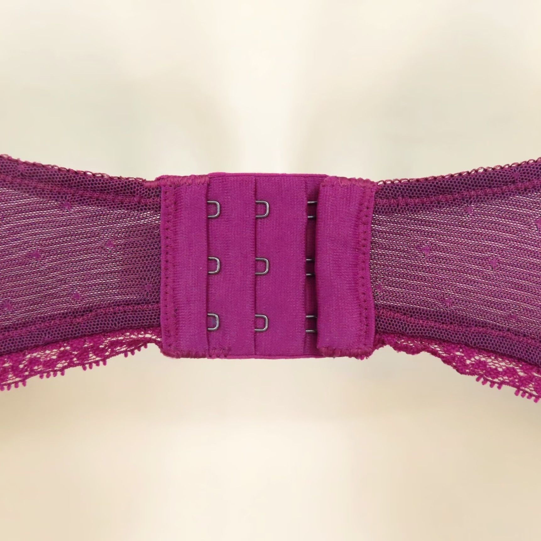 Vintage Kensie 34C Underwire Padded Bra Purple Leopard Animal Print Lace Bow Size ONE SIZE - 7 Thumbnail