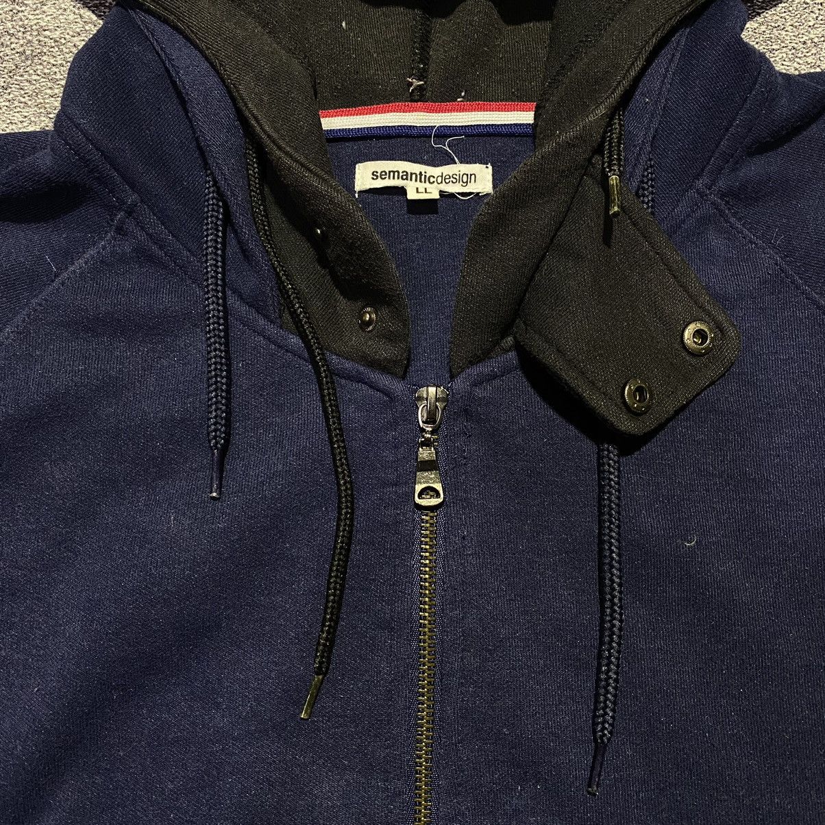 If Six Was Nine SEMANTIC DESIGN LAYERED ZIPPER HOODIE Size US L / EU 52-54 / 3 - 6 Thumbnail