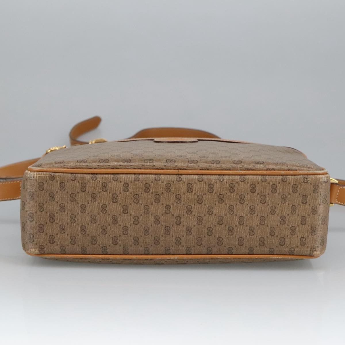 Gucci GUCCI Micro GG Supreme Shoulder Bag Pvc Leather Beige Gold Size ONE SIZE - 9 Thumbnail