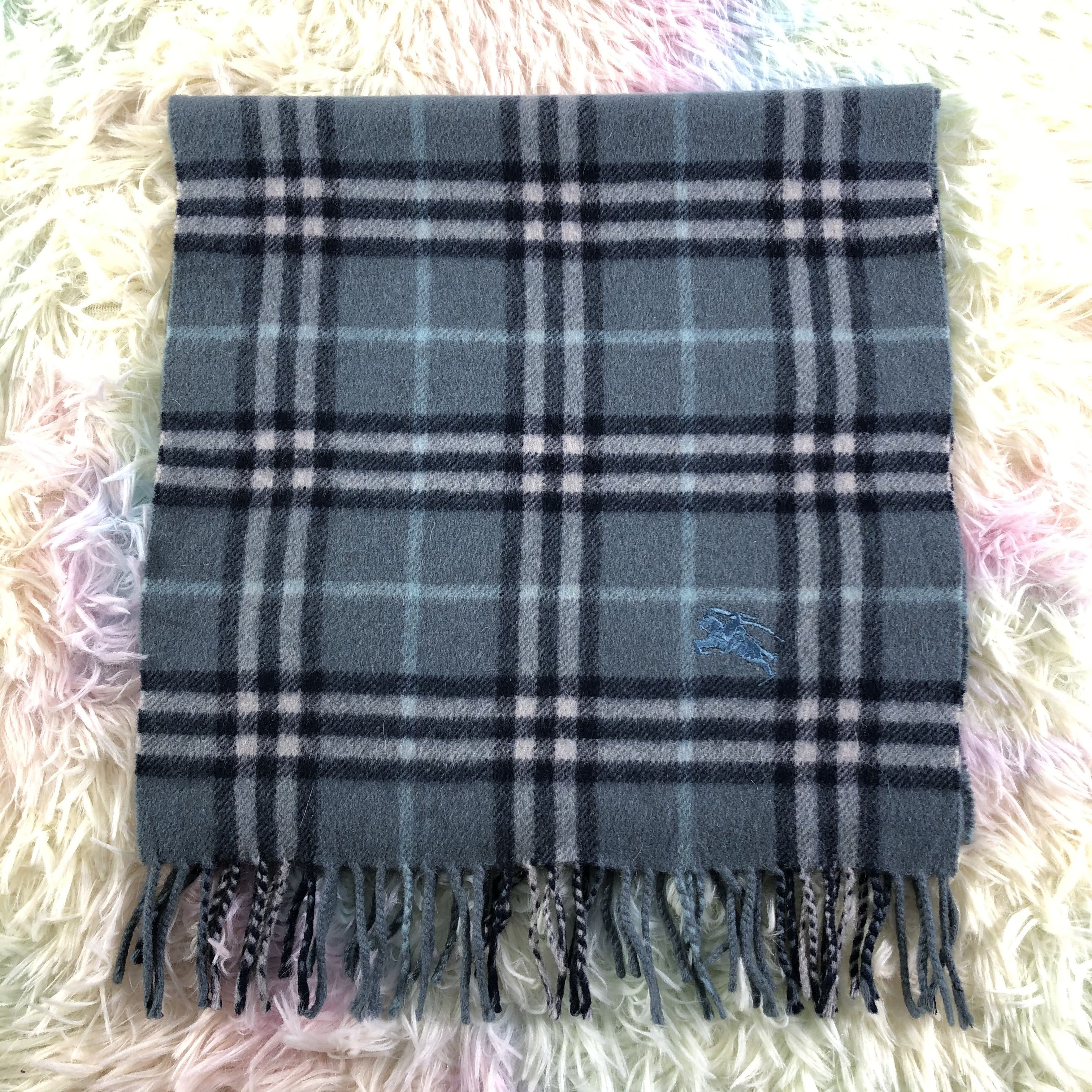 Burberry × Vintage Burberry Scarf / Muffler / Neckwear - KM419 Size ONE SIZE - 2 Thumbnail