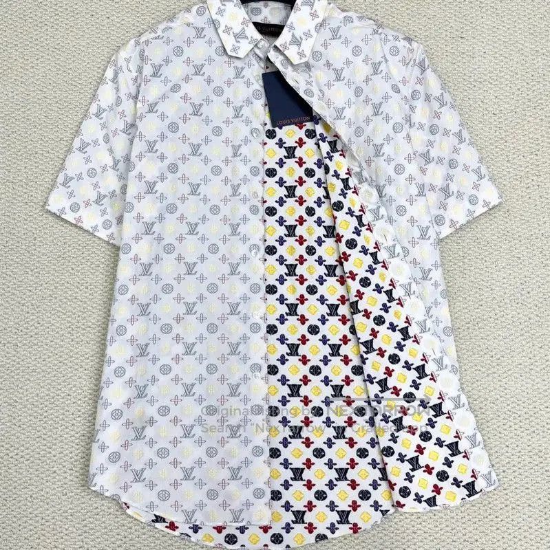 Louis Vuitton Louis Vuitton Spring Autumn Casual Embroidered Shirt . Size US M / EU 48-50 / 2 - 5 Thumbnail