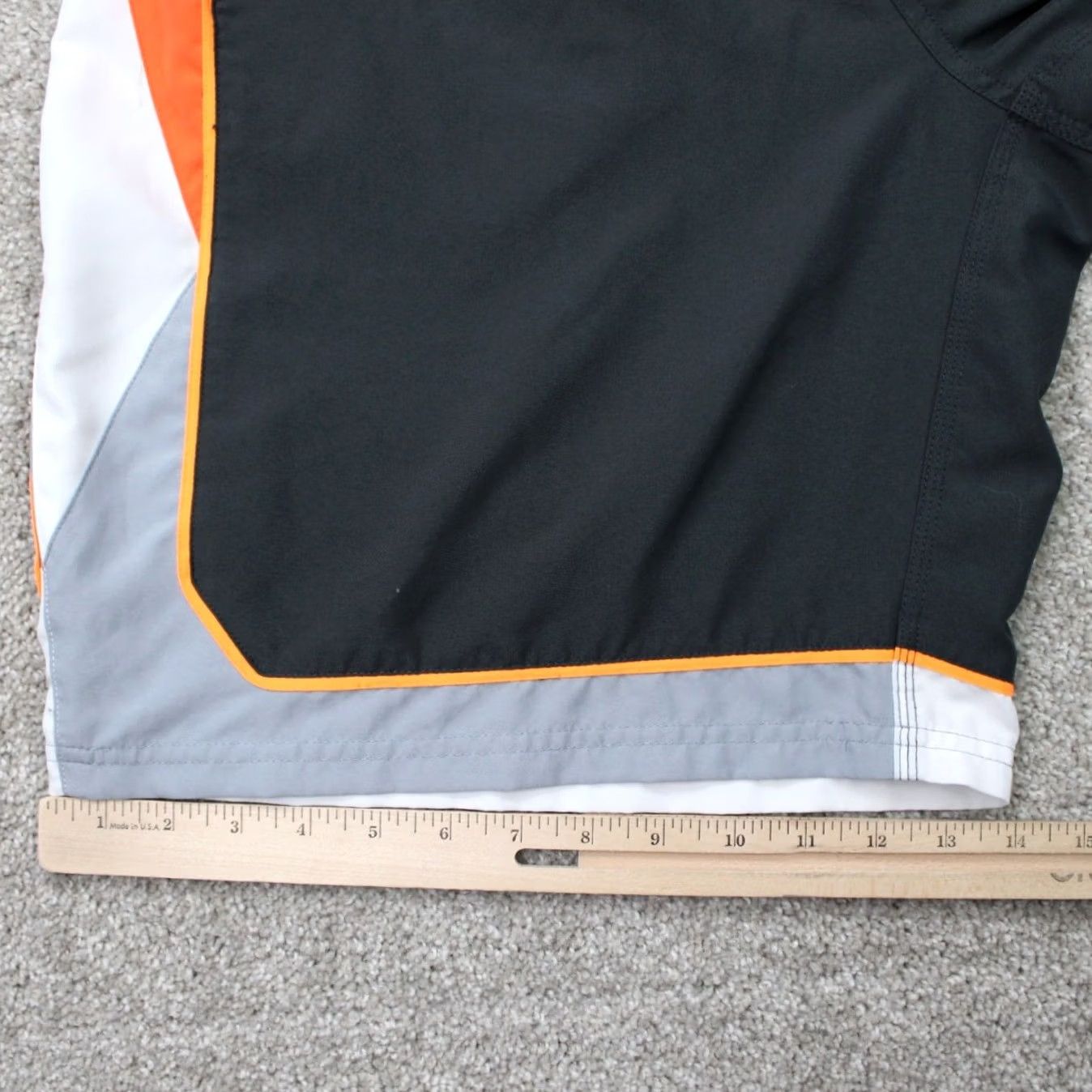 Nike Nike Swim Trunks Men 2XL Gray/Orange Lined Polyester Drawstring 10" Inseam Trunks Size ONE SIZE - 6 Thumbnail